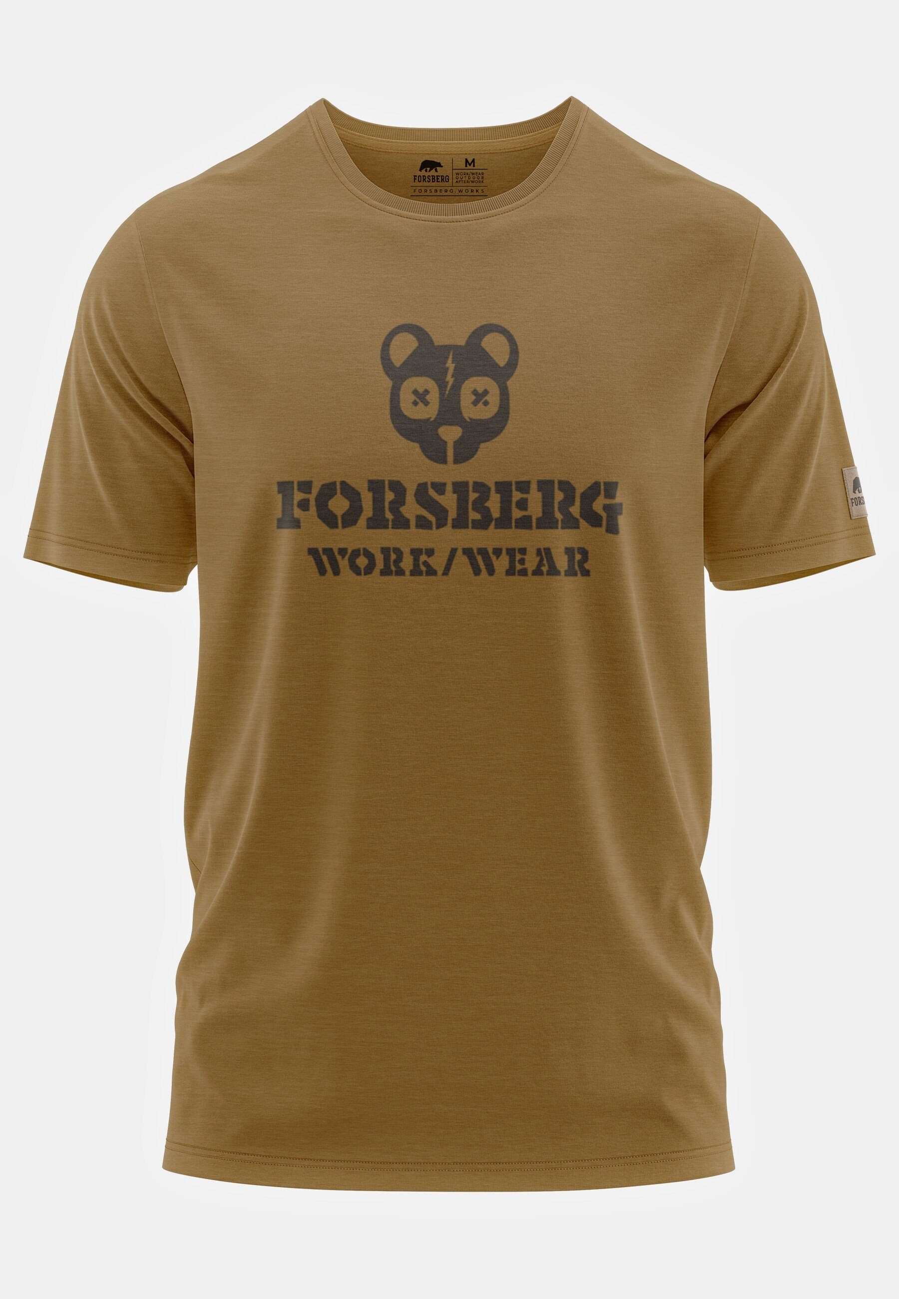 FORSBERG T-Shirt FORSBERG Björnarson T-Shirt curry