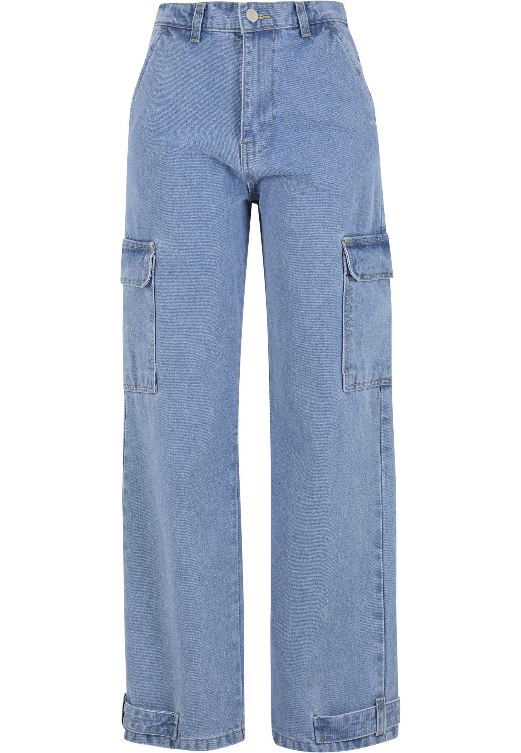 DEF Stoffhose DEF Damen DEF Cargo Pants Denim (1-tlg)