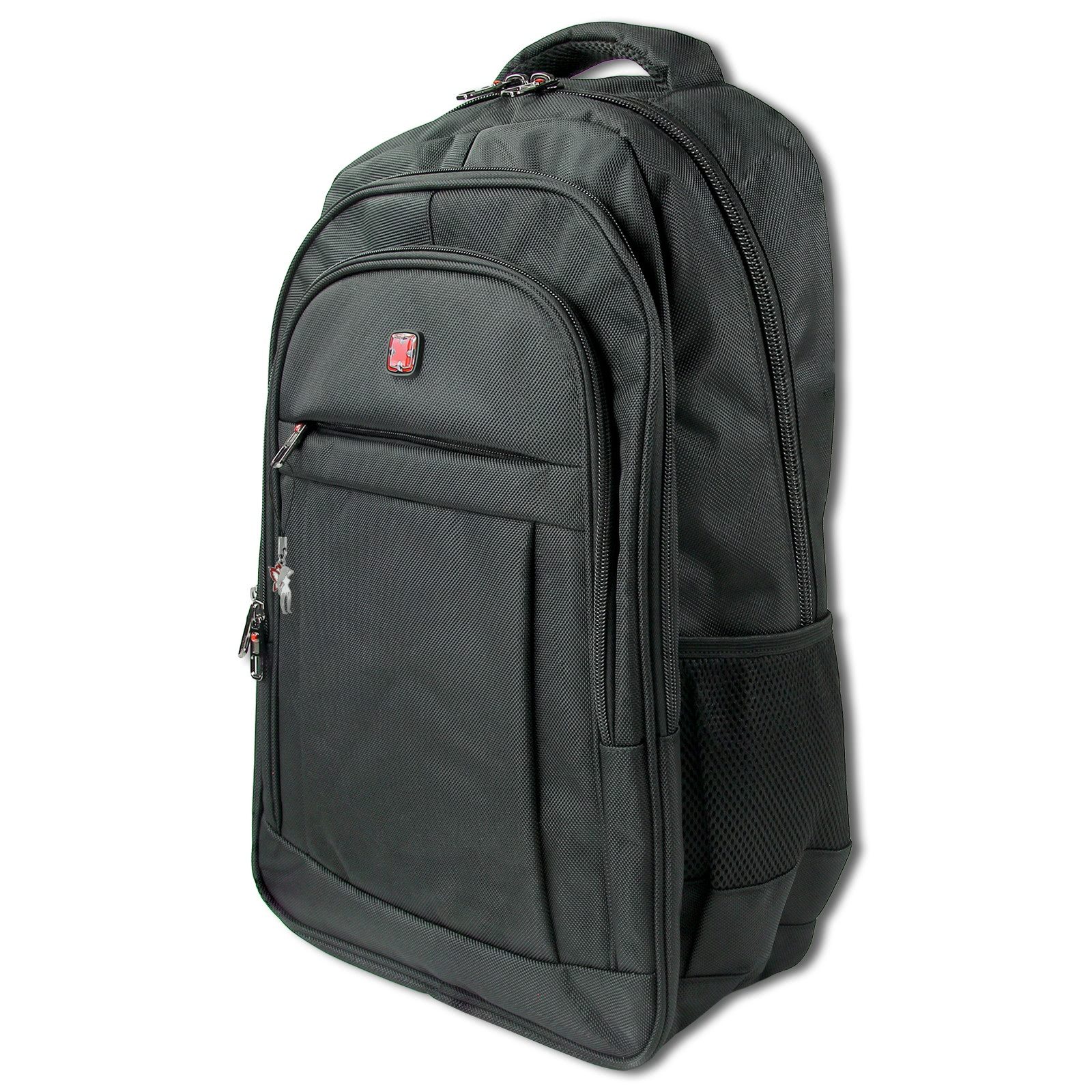 Travel N Meet Reisetasche Travel N Meet Businessrucksack, Rucksack (Freizeitrucksack), Herren Freizeitrucksack Polyester, schwarz ca. 56cm hoch