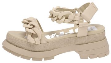 Buffalo RUDE CHAIN Beige Zehentrenner Vegan Damen Sandale