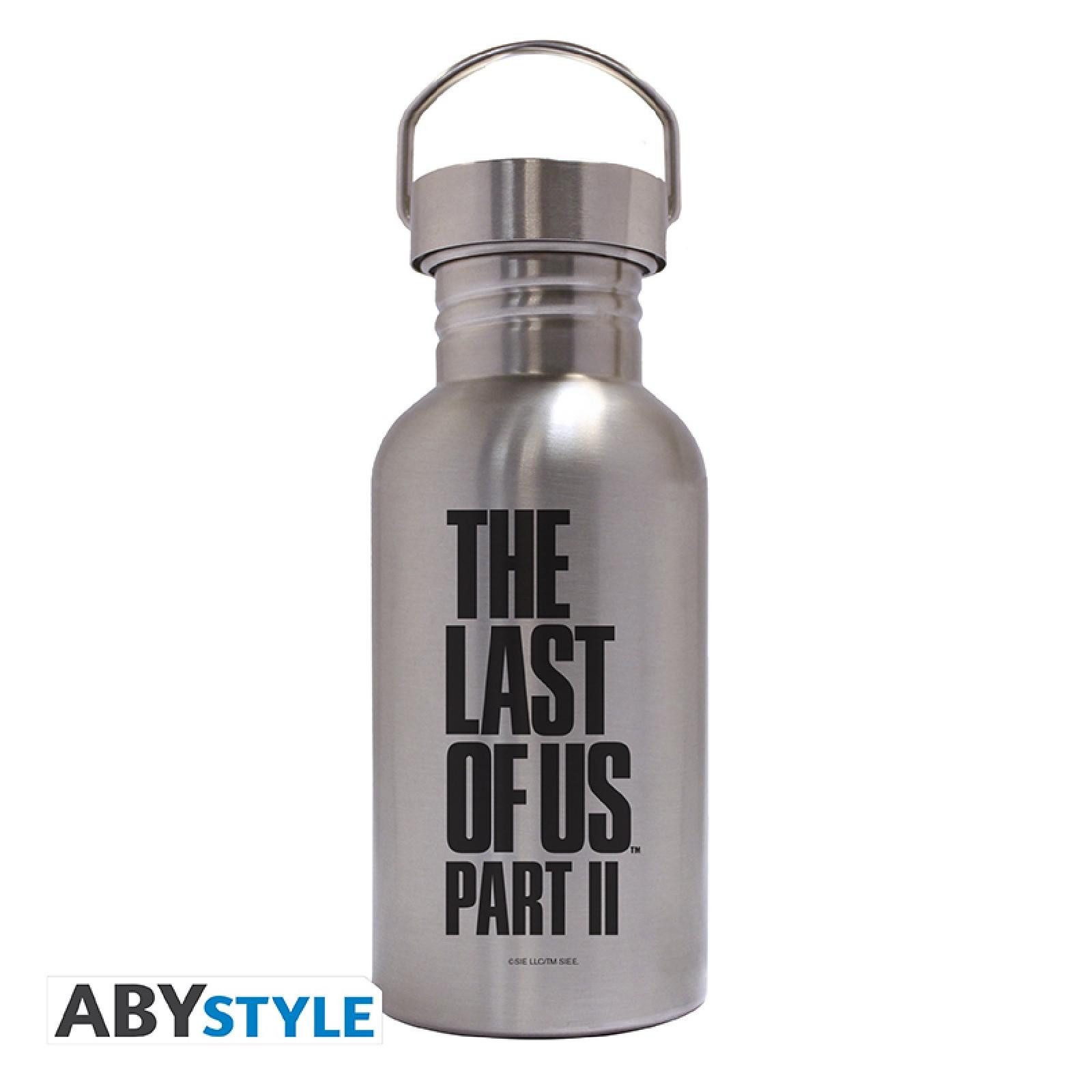 ABYstyle Trinkflasche THE LAST OF US PART II - Canteen Steel Bottle - Logo