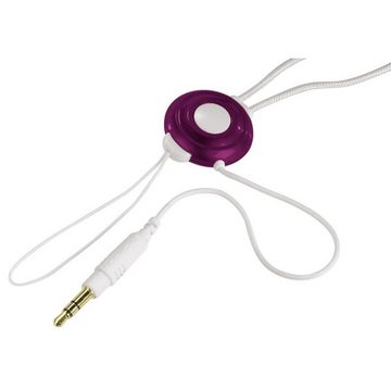 Thomson In-Ear Kopfhörer Ohrhörer 3,5mm Klinke Pink Headset (ergonomische Form, Keine, passend für HiFi MP4- MP3-Player iPod Walkman CD MD)