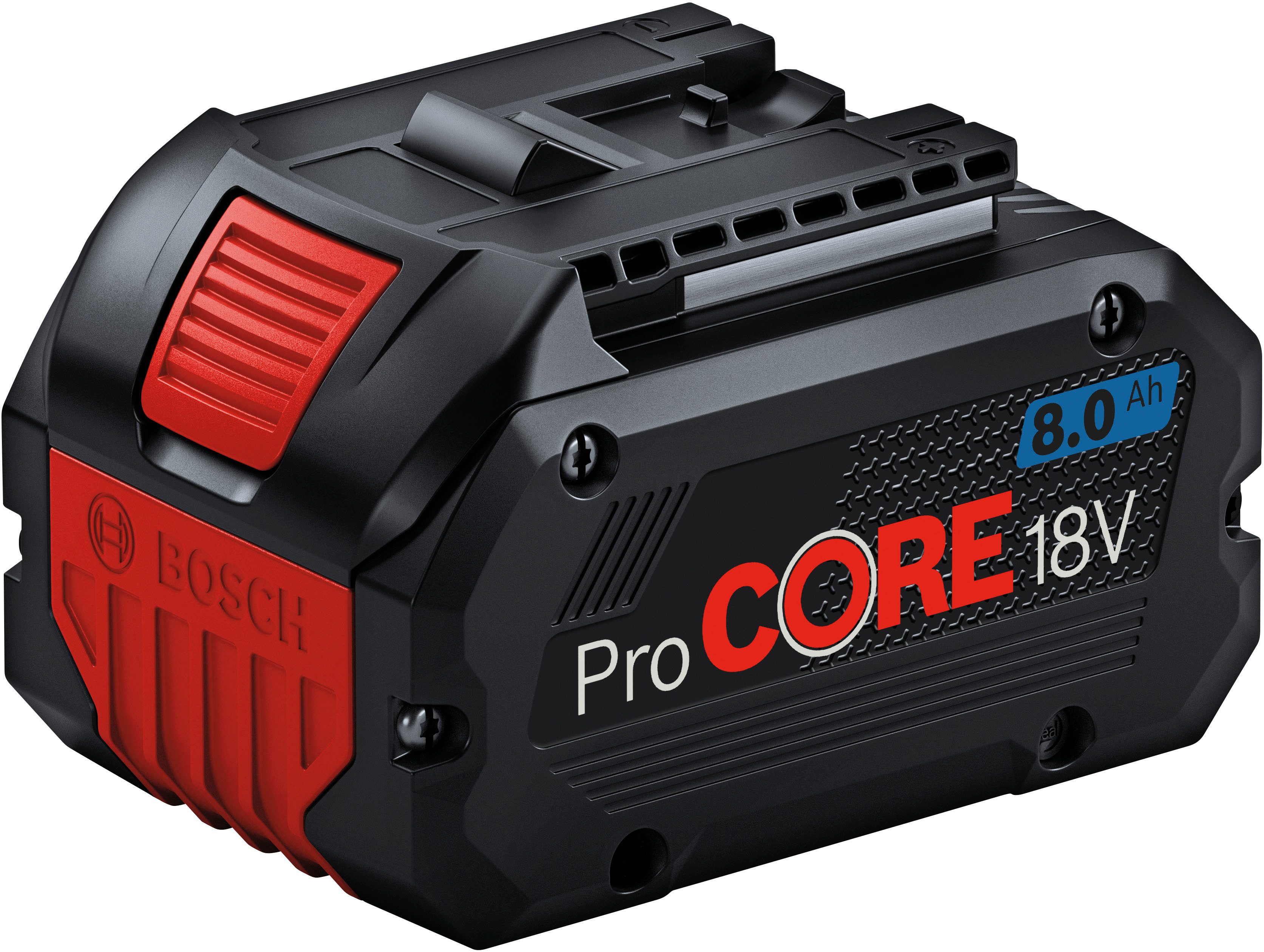 Bosch Professional »ProCORE 18V (1 x 8,0Ah, C) UNI« Akkupacks, Hochleistungsakku für Leistung wie bei einem 2.000-Watt-Kabelgerät