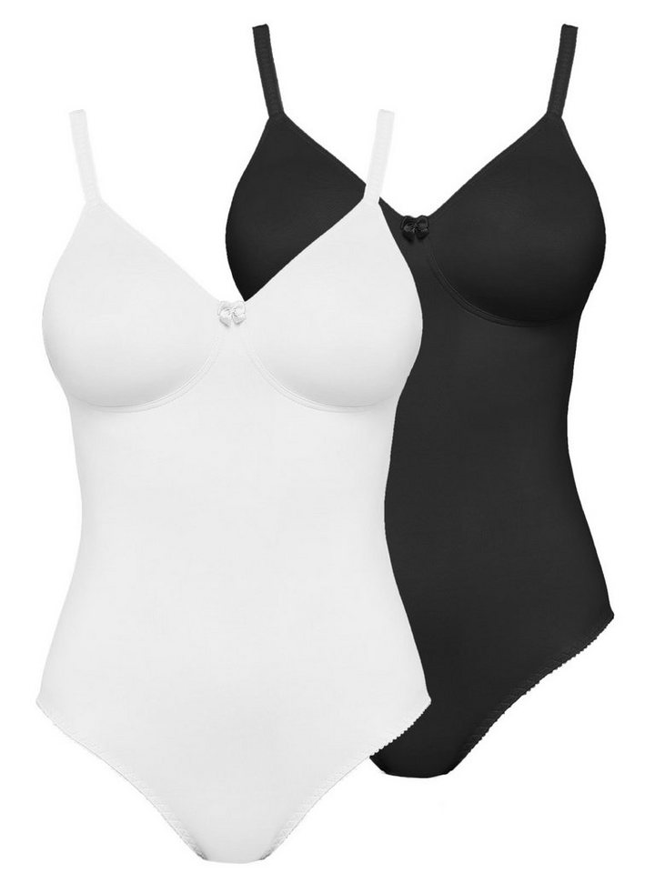 Susa Body 2er Pack Body ohne Bügel Basic (Spar-Set, 2-tlg)