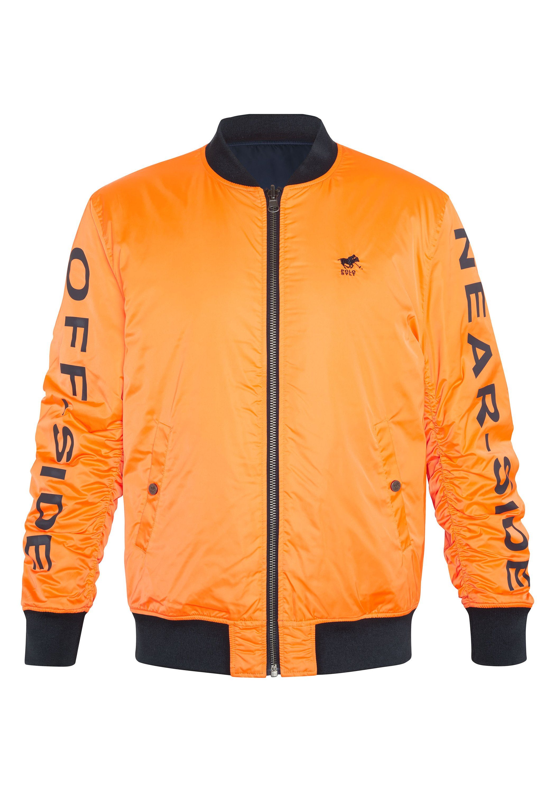 Polo Sylt Blouson im Wende-Design mit Logo-Stitching