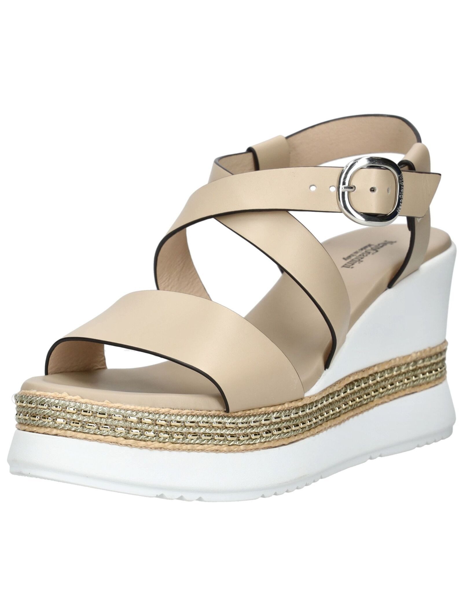 Nero Giardini Nero Giardini Sandalen Leder Keilsandalette günstig online kaufen