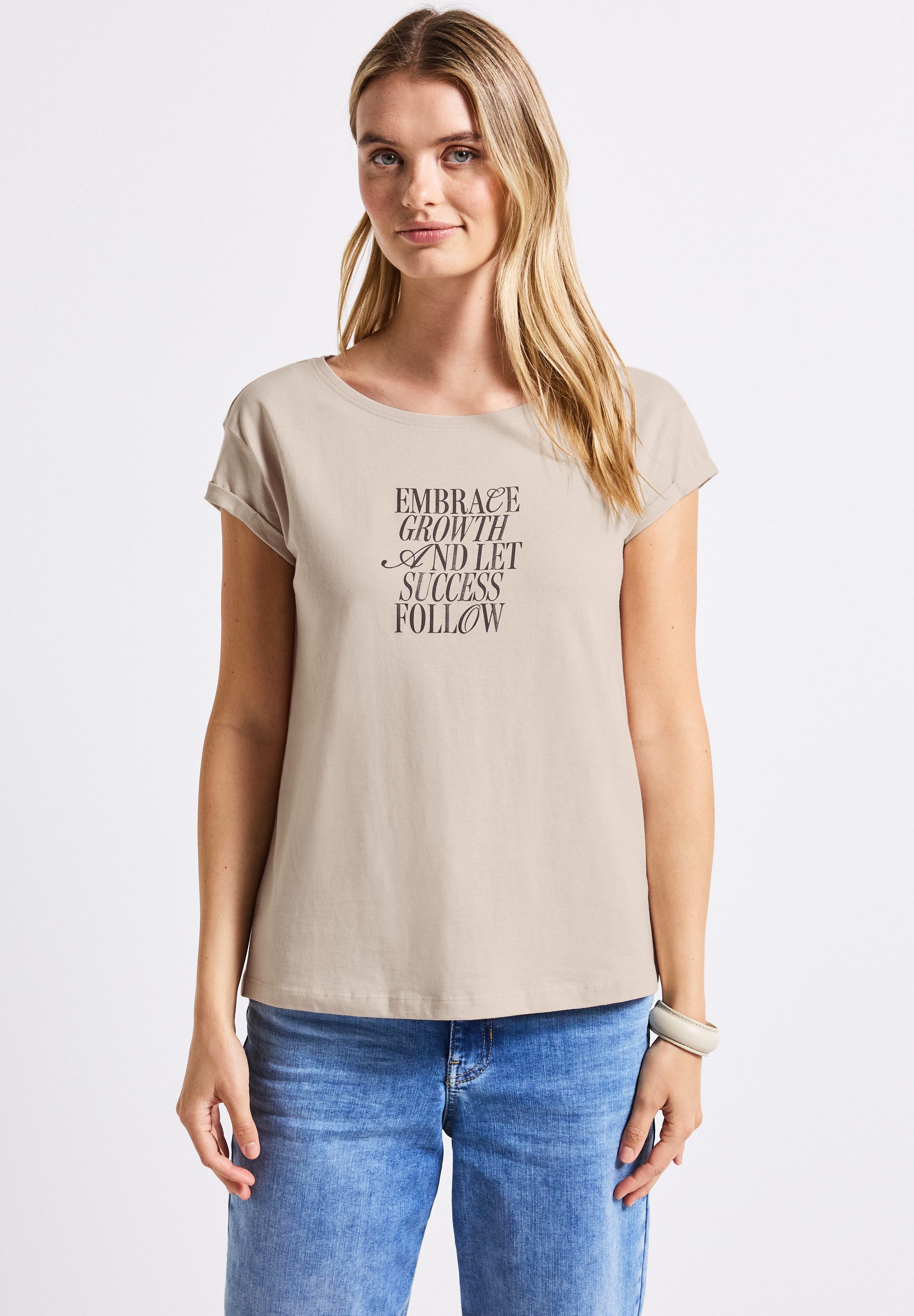 STREET ONE T-Shirt, mit Rundhalsausschnitt günstig online kaufen