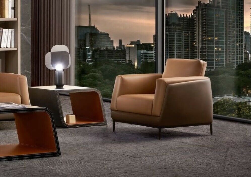 JVmoebel Sessel, Sessel Leder Fernseh Couch 1 Sitzer Sofa Relax Luxus Polster Couch Einsitzer Neu