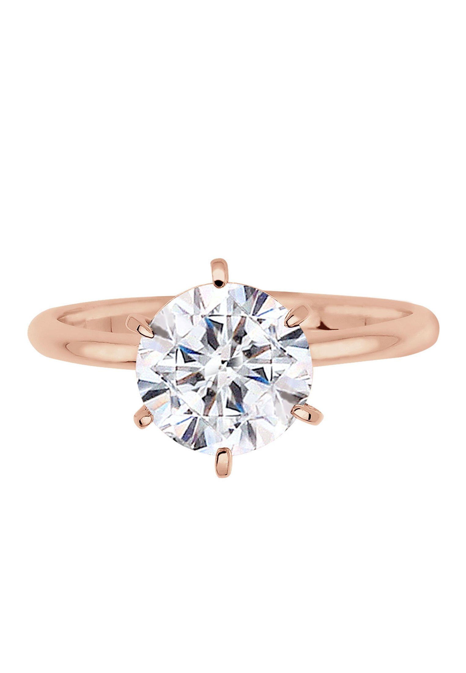 Elli Verlobungsring Verlobungsring Weiß 925 Silber, mit Kristallen von Swarovski®