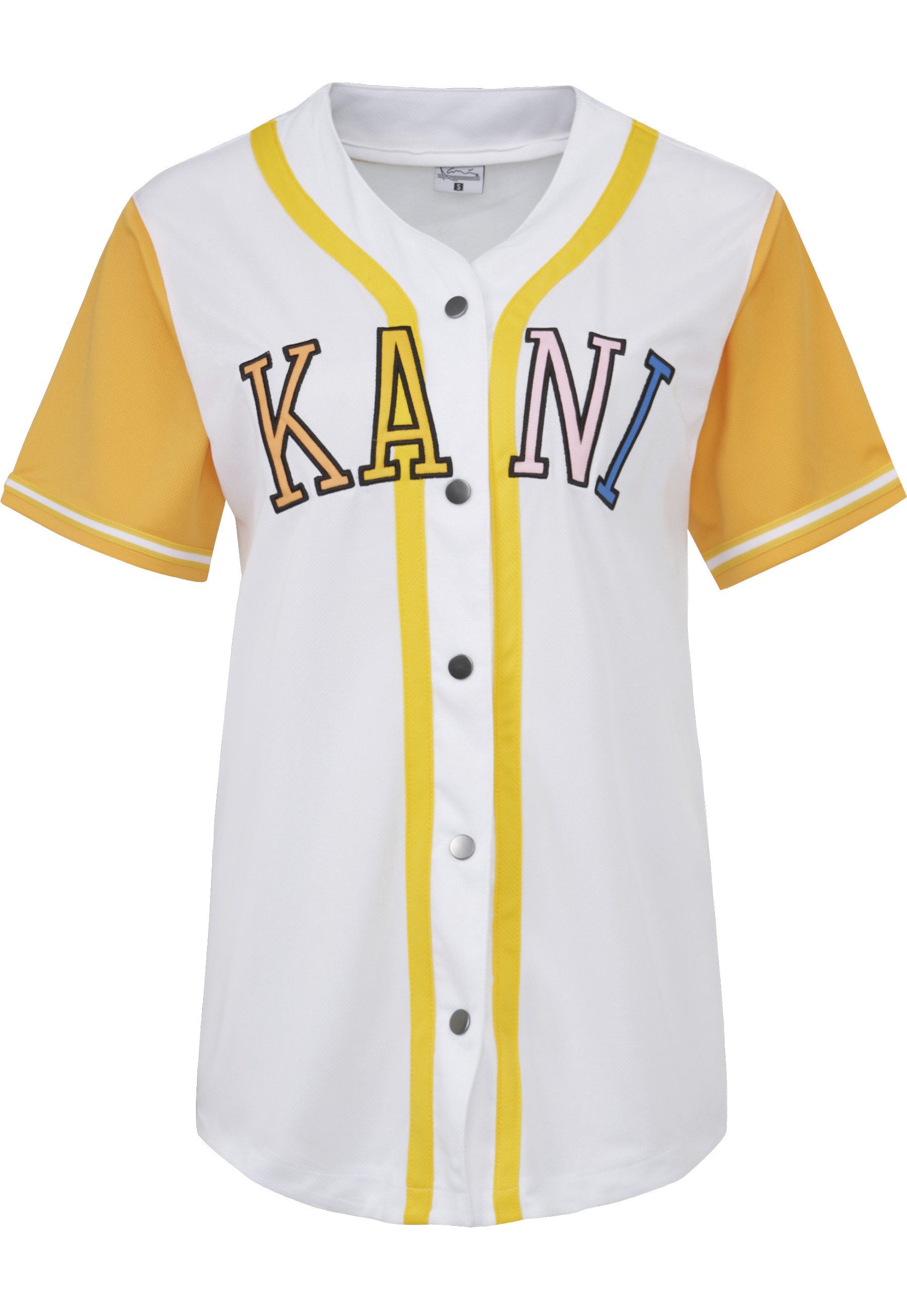Karl Kani Netzshirt Karl Kani Damen College Block Baseball Shirt (1-tlg)