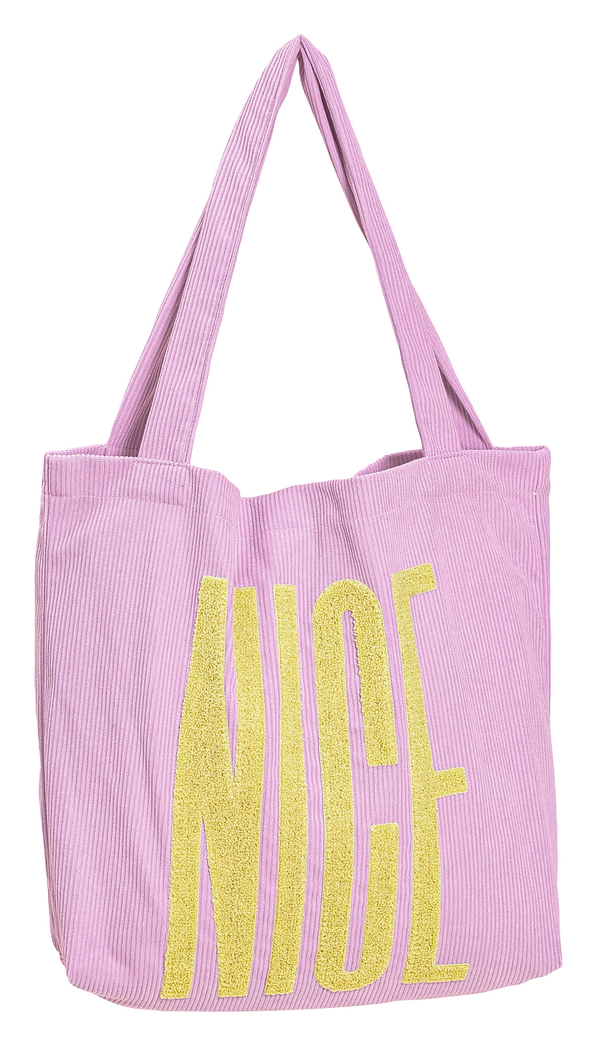 Magma Heimtex Umhängetasche Cordstofftasche Pixie 3D-Effekt getuft Oh la la Cherry oder Herz (1 teilig, 1-tlg., Maße ca. 48 x 12 x 36 cm (LxBxH), Cordlook
