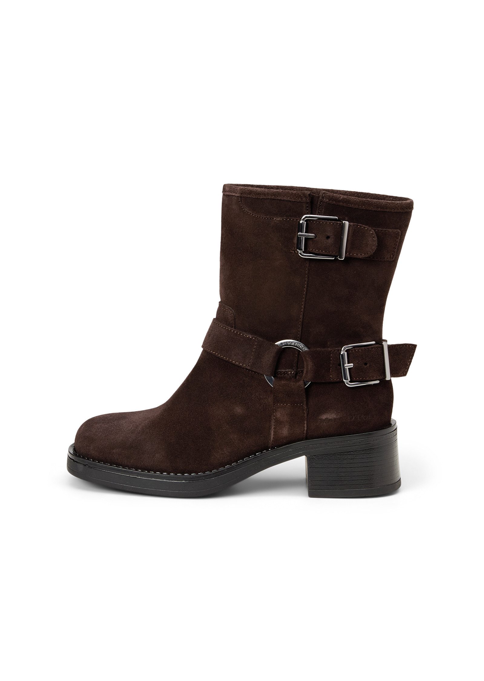 Marc O'Polo aus weichem Veloursleder Stiefelette