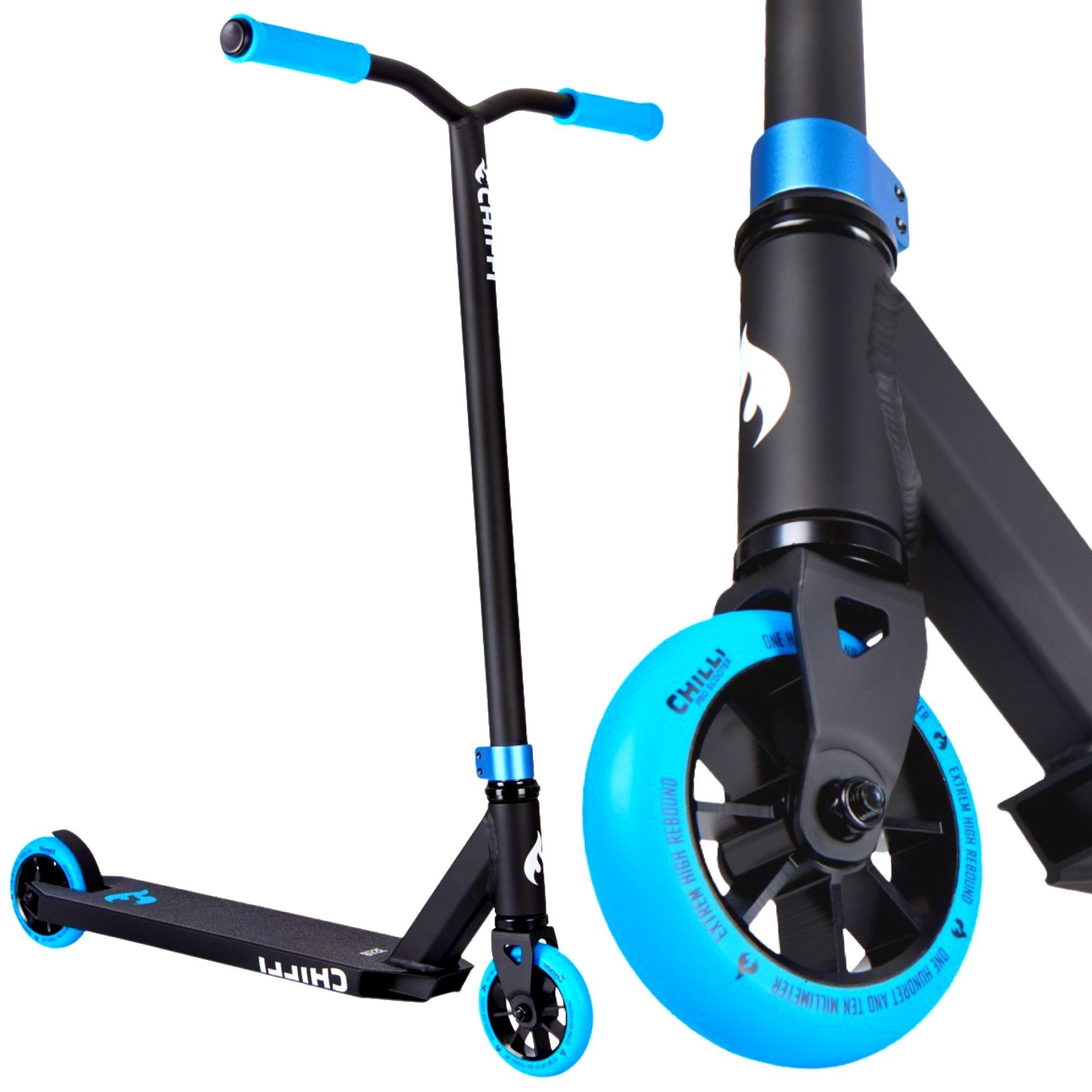 Chilli Pro Scooter Stuntscooter Chilli Pro Base Stunt-scooter H=82cm schwarz / blau