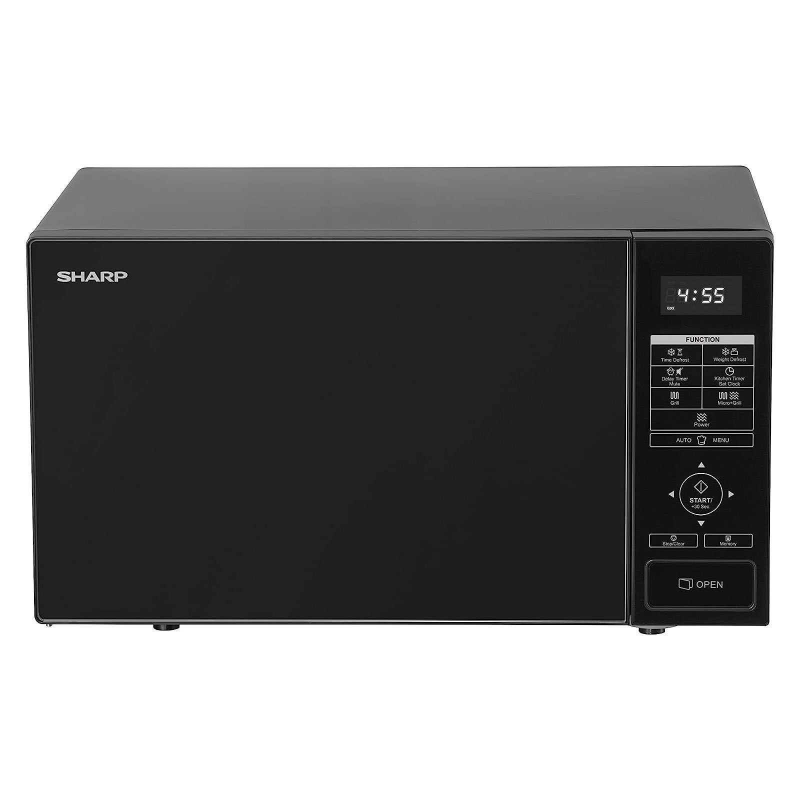 Sharp Mikrowelle RBG232TB, 900 W Mikrowellen,23 L Garraumvolumen, 13 AutoCook-Automatikprogramme