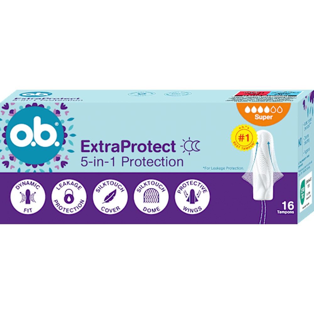 o.b. Tampons O.B. Extra Protect Super Tampons 16 Stück