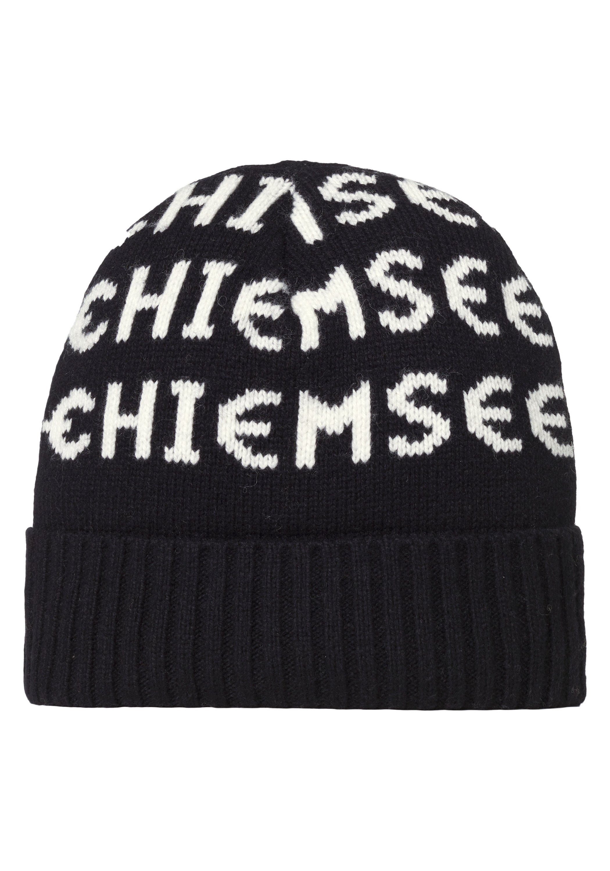 Chiemsee Strickmütze Mütze mit Logo-Muster 1 günstig online kaufen