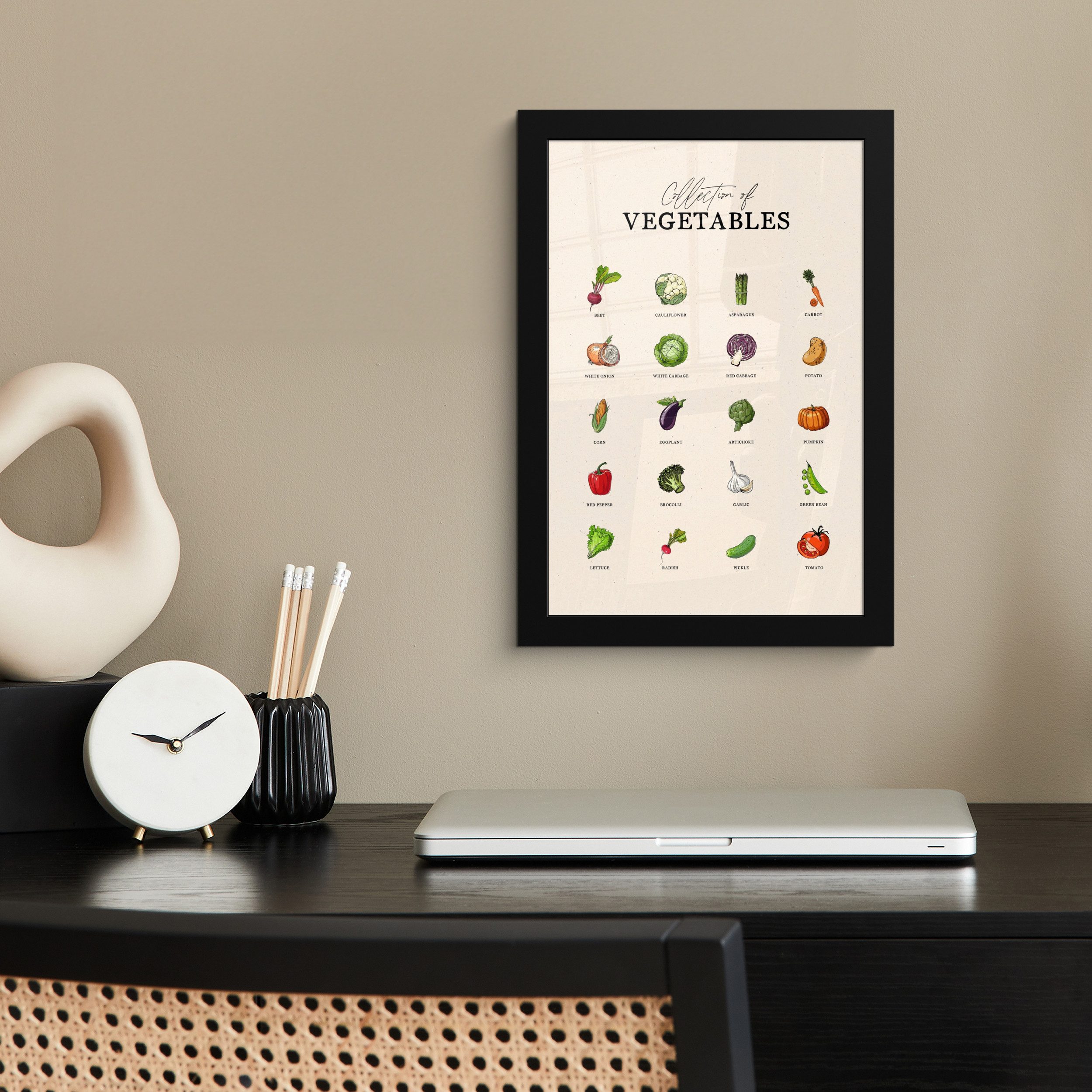 MuchoWow Poster Gemüsesorten - Farbenfroh - günstig online kaufen