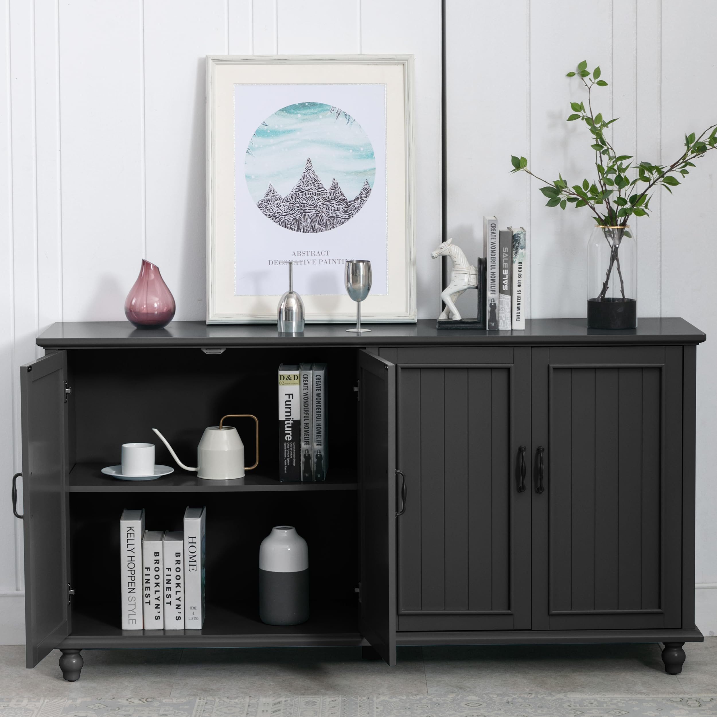 UEV Sideboard Groß, Kommode mit 4 günstig online kaufen