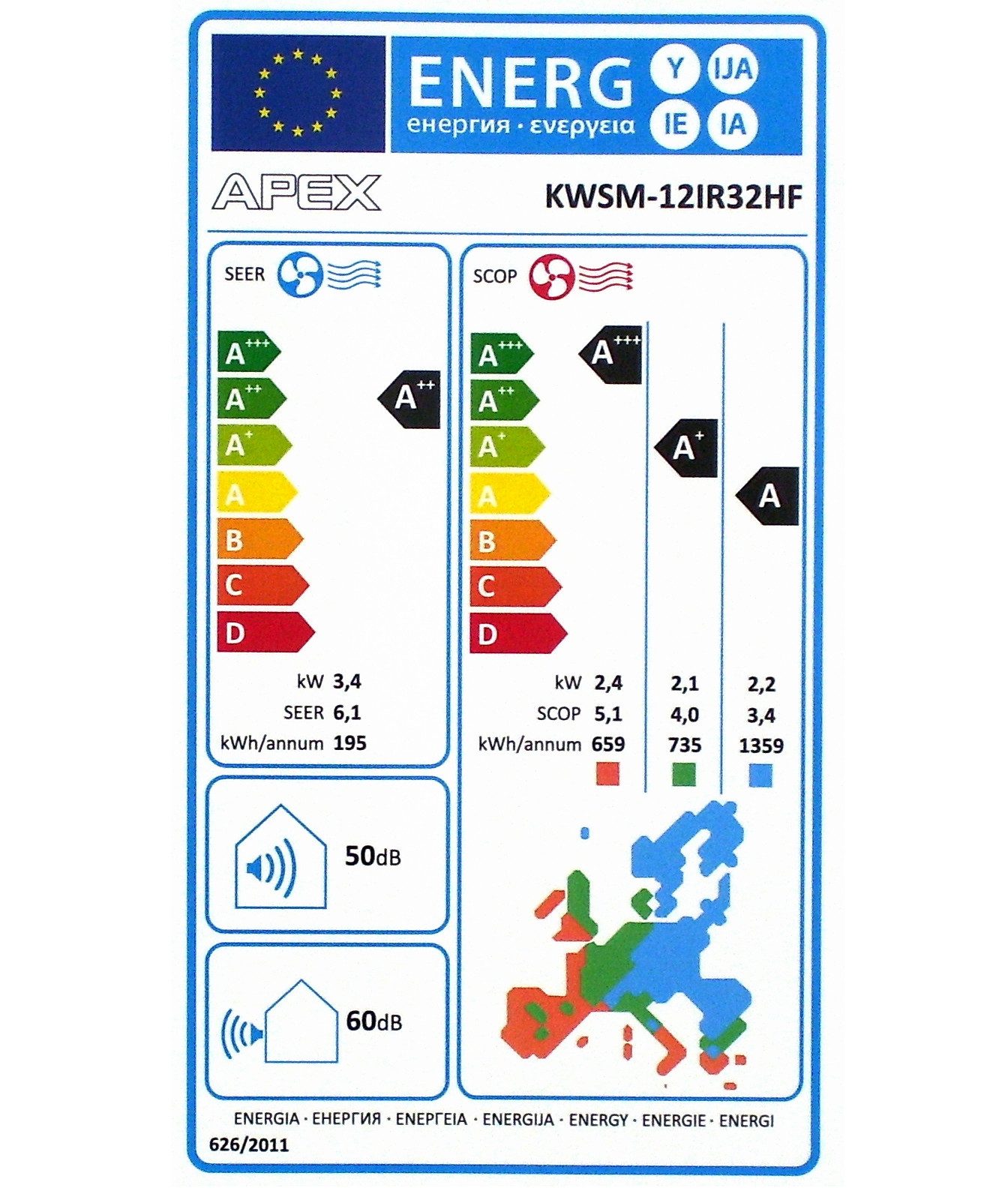 Energieeffizienzklasse: 