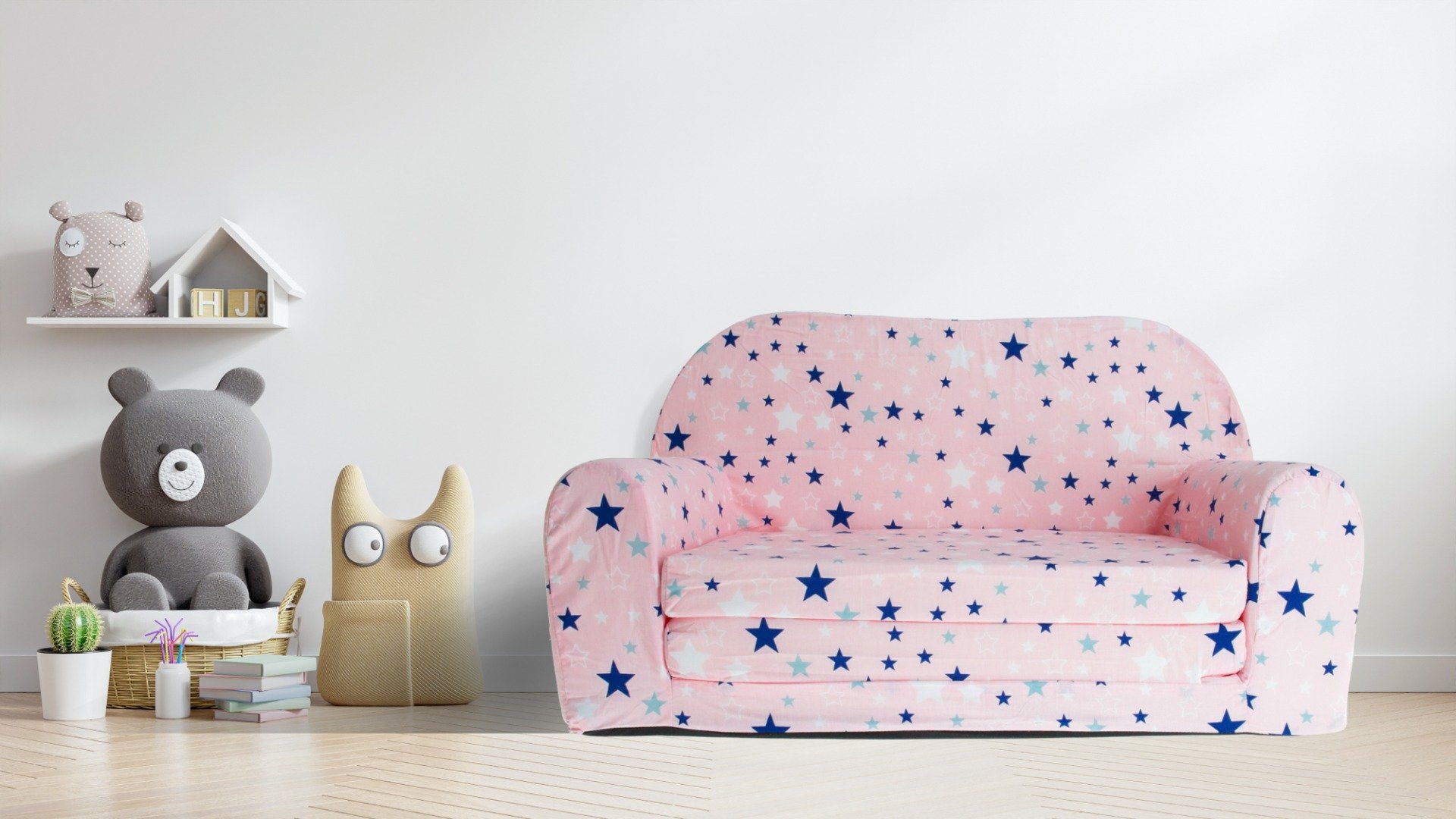 Stillerbursch Kindersofa Spielsofa, Baby Sofa, Kindersofa zum spielen, gratis Versand 1 Teile, Multifunktional, Transportierbar, 6 Modelle, Kinderfreundliche Motive.
