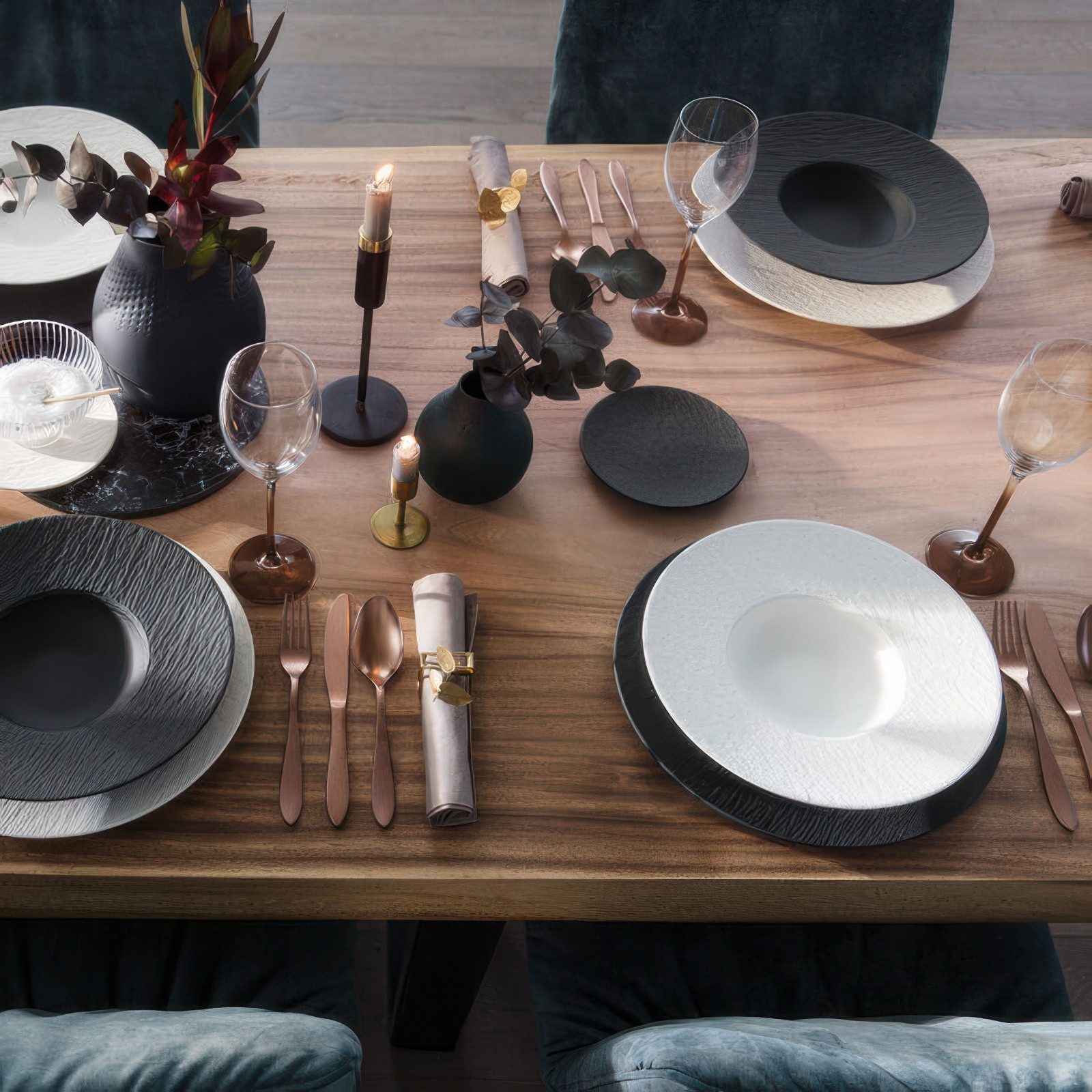 Villeroy & Boch Suppenteller Manufacture Rock blanc, Spülmaschinengeeignet
