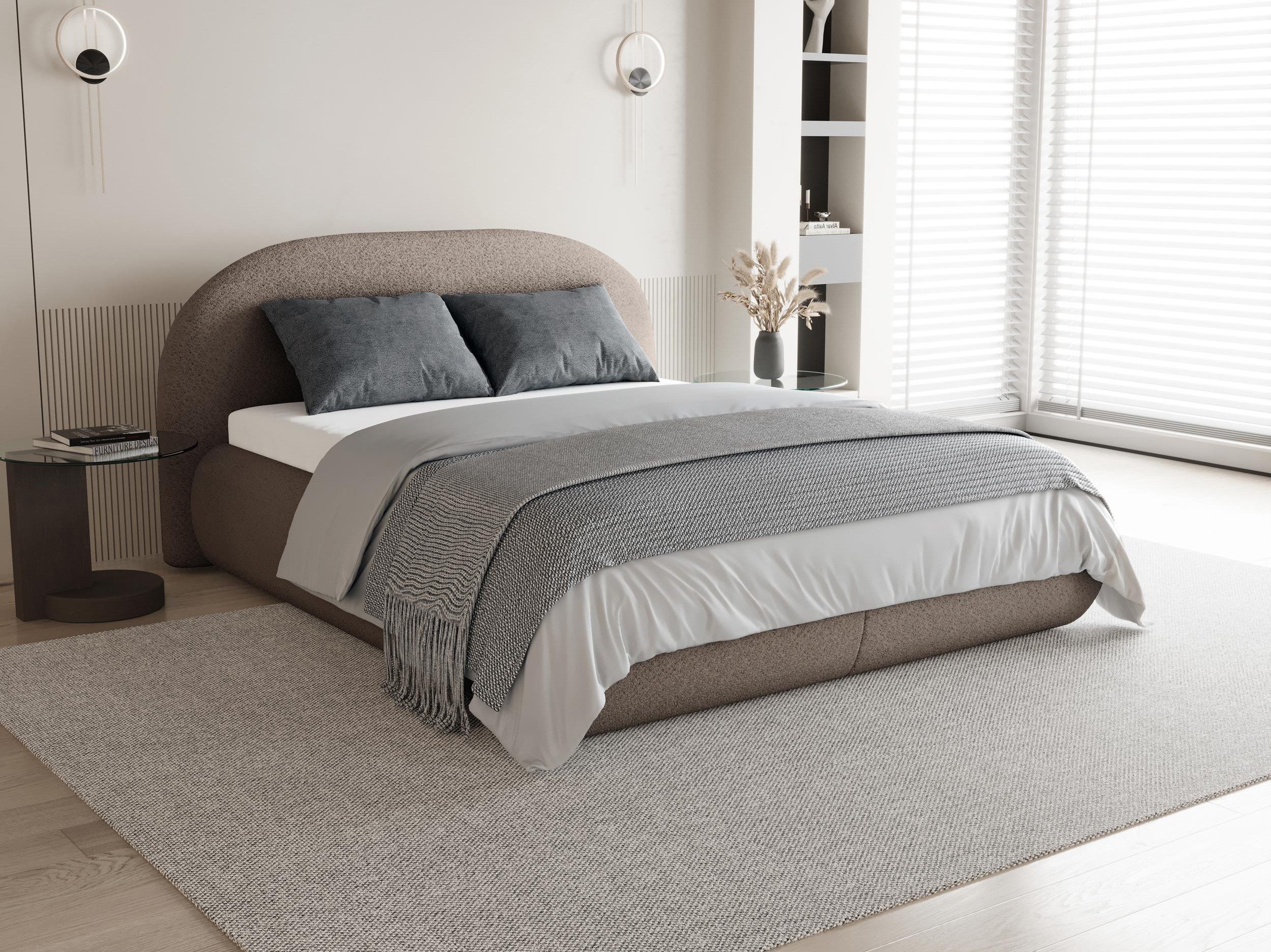 Beautysofa Polsterbett mit Bettkasten und Rahmen MOTTI, 140, 160 oder 180cm, mit oder ohne Matratze