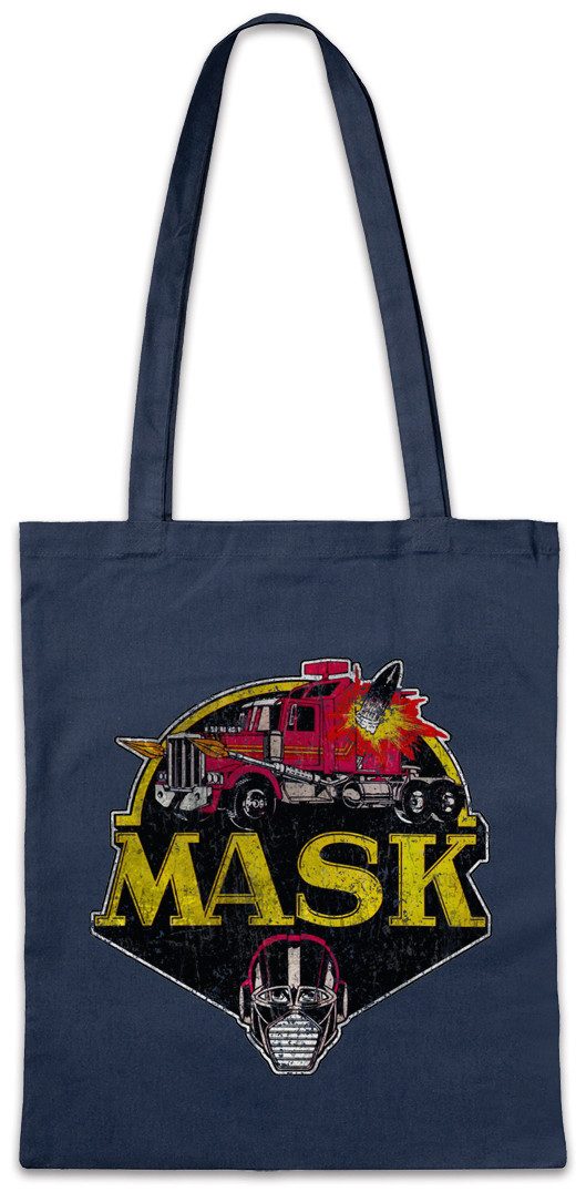 Beuteltasche Mask Vintage Logo Stofftasche Venom Kult TV Cartoon Retro 80s Kult