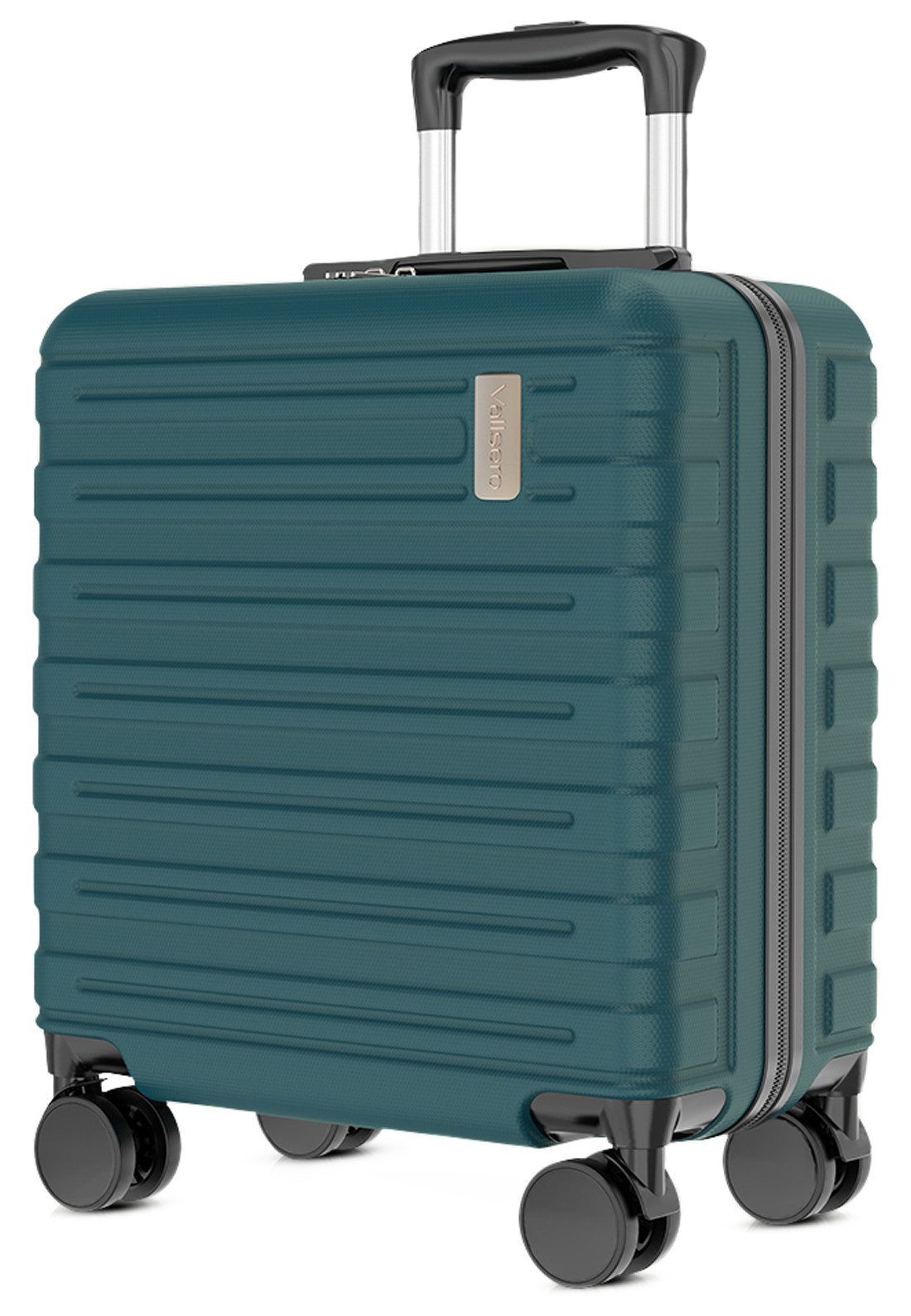 VALLSERO Koffer 16/20Zoll Hartschalen-Trolley 30/40L Hartschalenkoffer ABS Material, Reisekoffer 4 Rollen, TSA-Zahlenschloss, Schwarz, rot, blau, grün