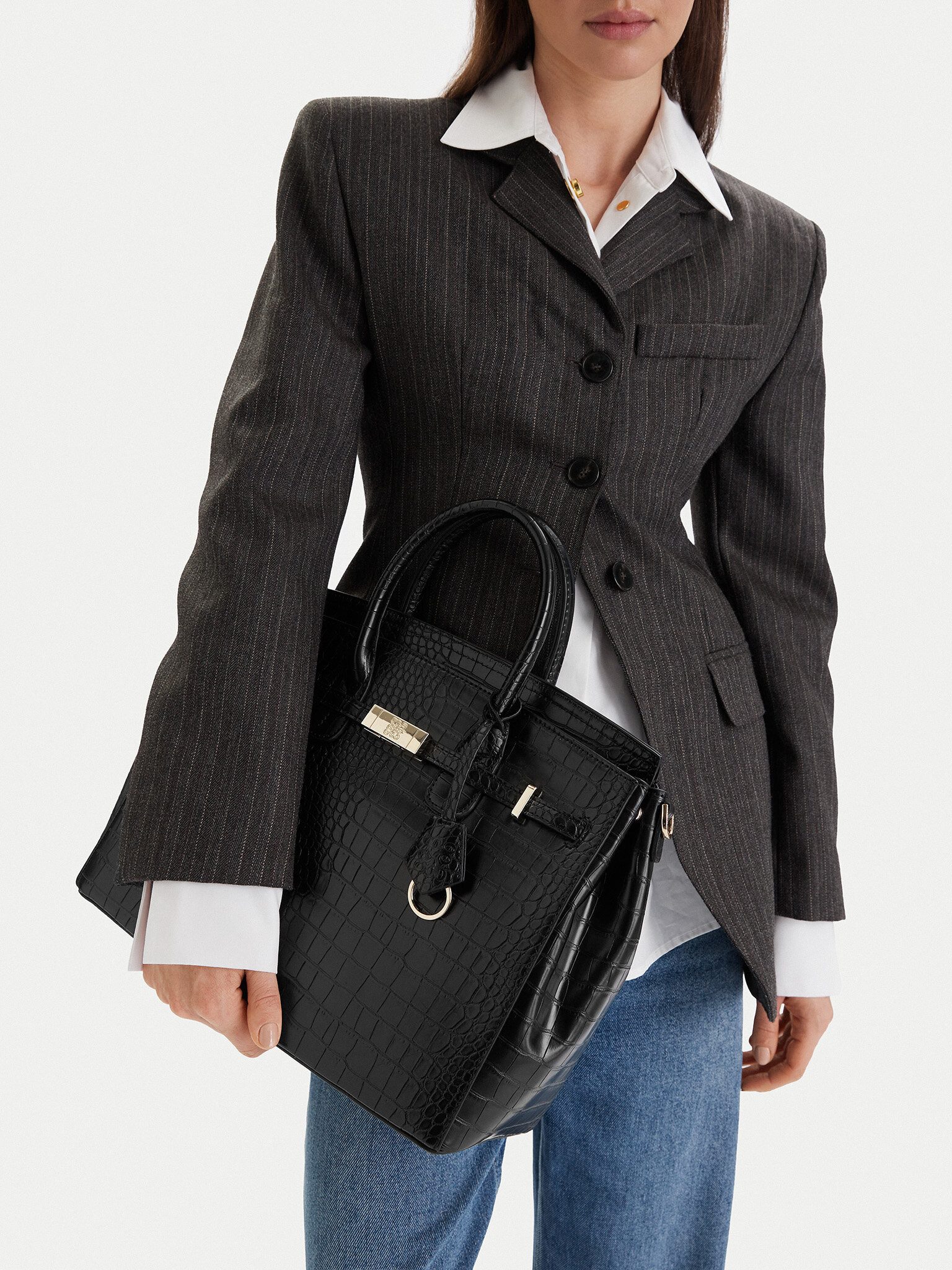 Nine West Handtasche Nine West Damenhandtasche Schwarz NINE WEST-CEO-MELIA-LDA8377 Schwarz