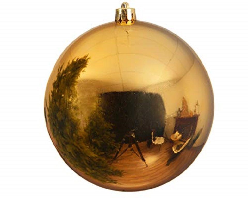 Christbaumkugeln gold Weihnachtsbaumkugel decorations bruchfest 25 Ø season cm Stück Decoris Kaemingk 1