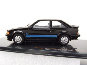 ixo Models Modellauto Ford Escort MK3 RS Turbo 1984 schwarz Modellauto 1:43 ixo models, Maßstab 1:43