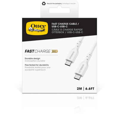Otterbox Standard USB-C zu USB-C PD-Kabel 2m USB-Kabel, USB Typ C, (200 cm)