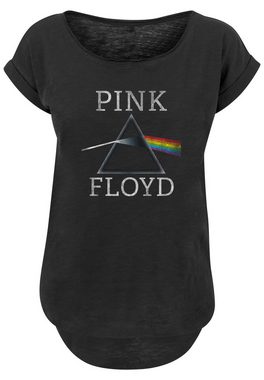 F4NT4STIC T-Shirt Long Cut T-Shirt Pink Floyd Dark Side Of The Moon Prism Mond Print