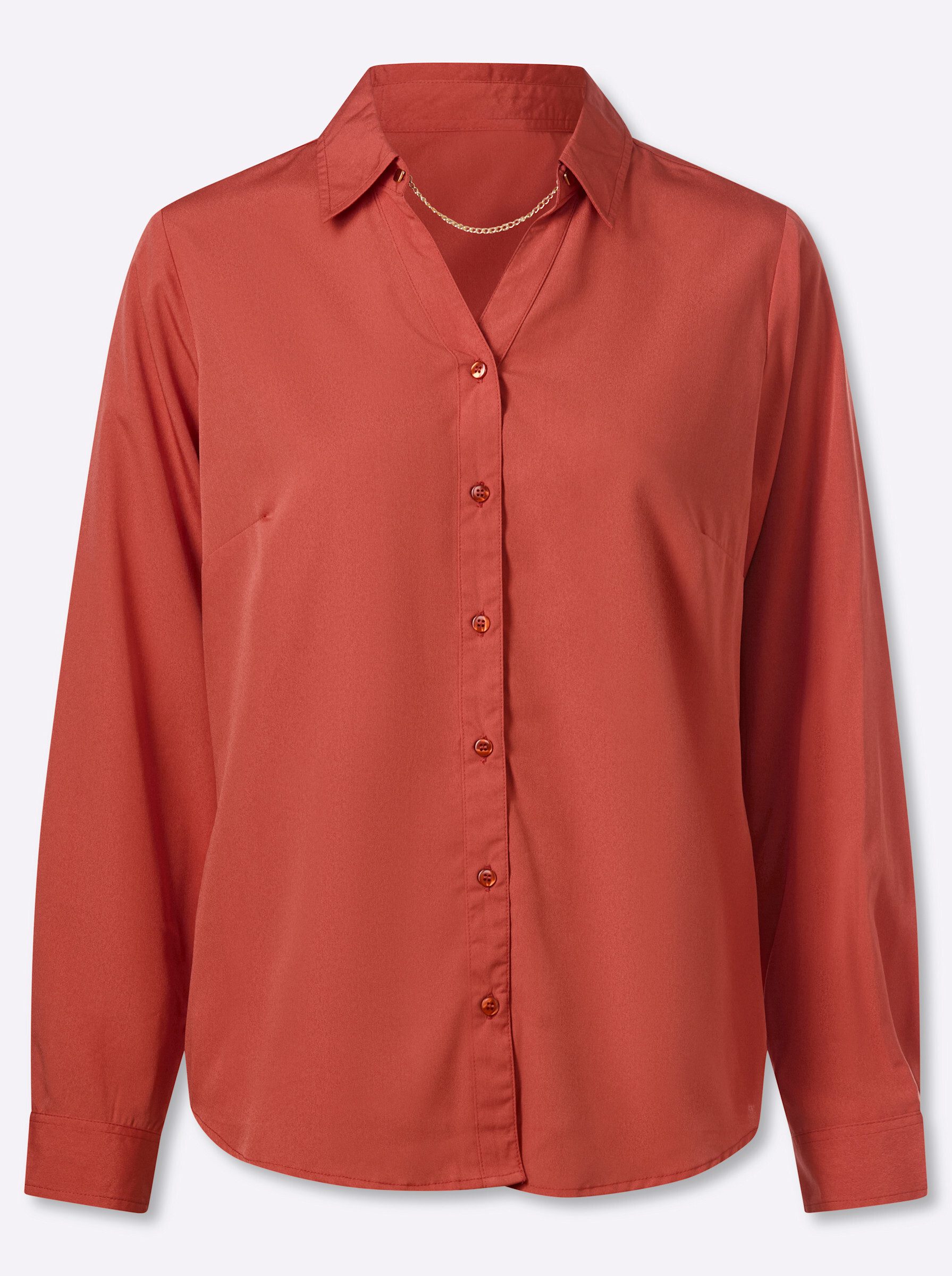 Klassische Bluse Langarm-Bluse Langarm