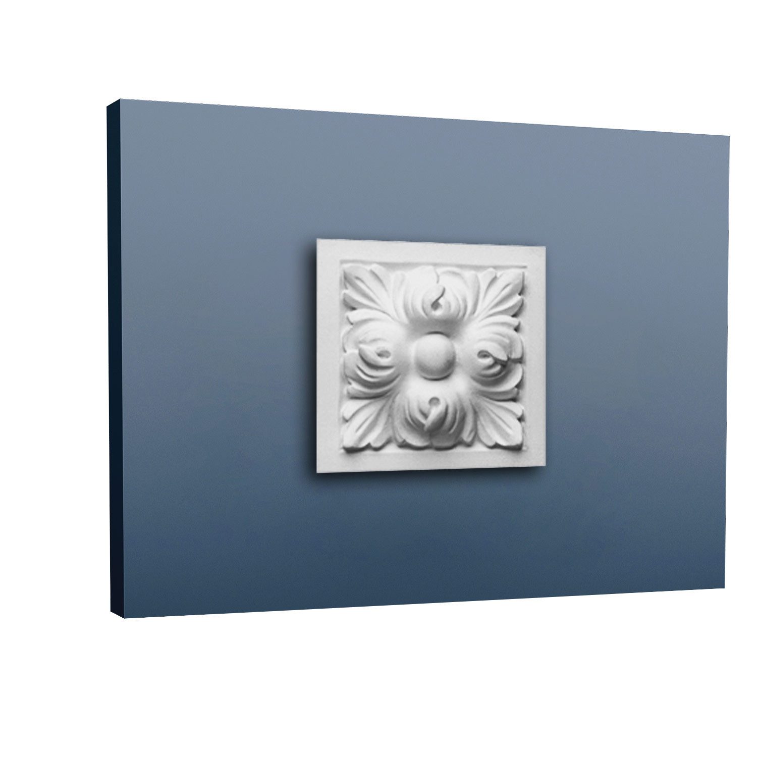 Orac Decor Wanddekoobjekt D210 Stuck Zierelement Umrandung Decken-Wand Dekor Ornament (Zierelement Türumrandung, 1 St., Wand- und Türdekoration, Stuckdekor, Dekorelement quadratisch), weiß, vorgrundiert, Stil: Neo-Renaissance