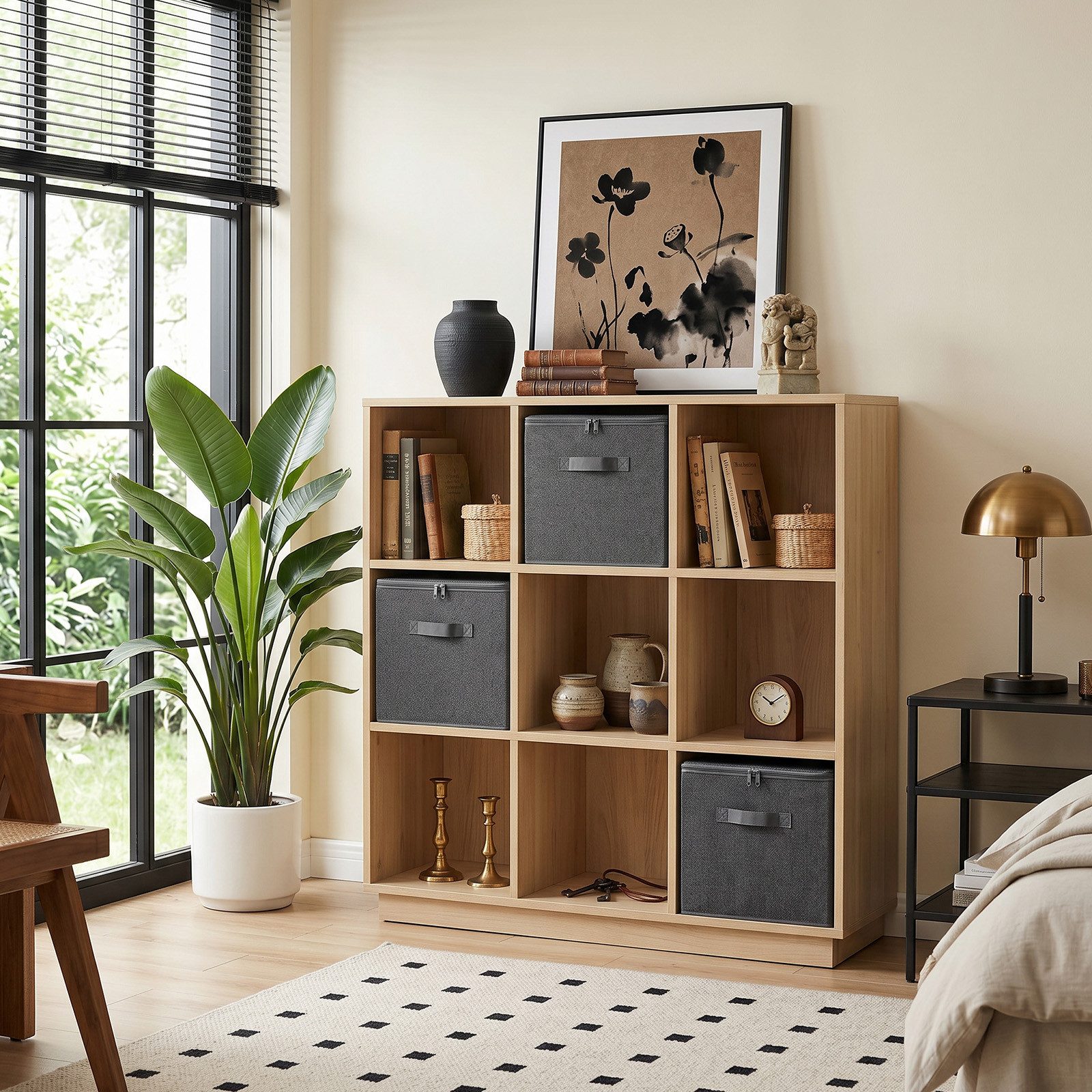 Sekey Aufbewahrungsbox Aufbewahrungsboxen mit Deckel 45L Stapelbar Faltbare Ordnungsboxen (3 St), 3er Set, Organizer Kleidung Vliesstoff Boxen für Schrank Regal – Bild 3 von 5