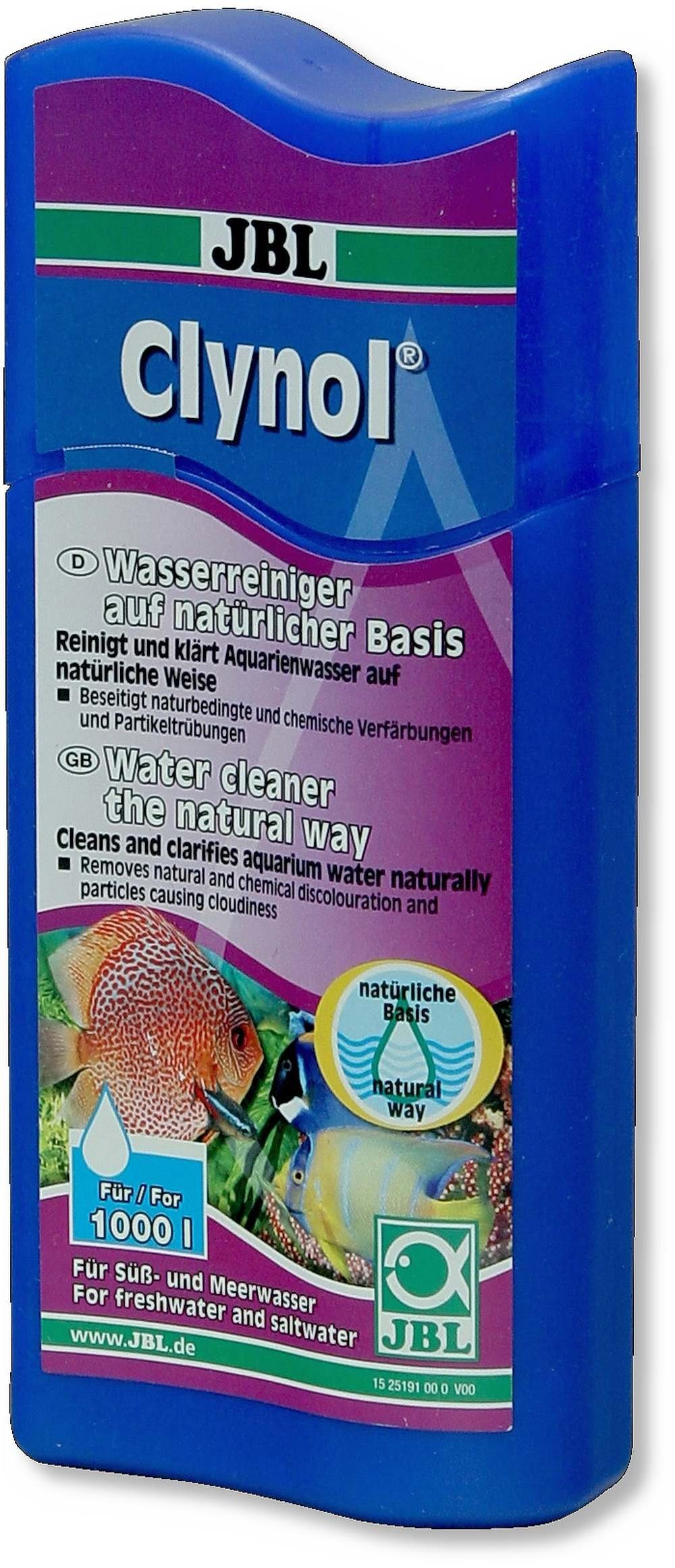 Aquarium-Wassertest JBL Clynol Wasserreiniger Wasserklärer 100 ml