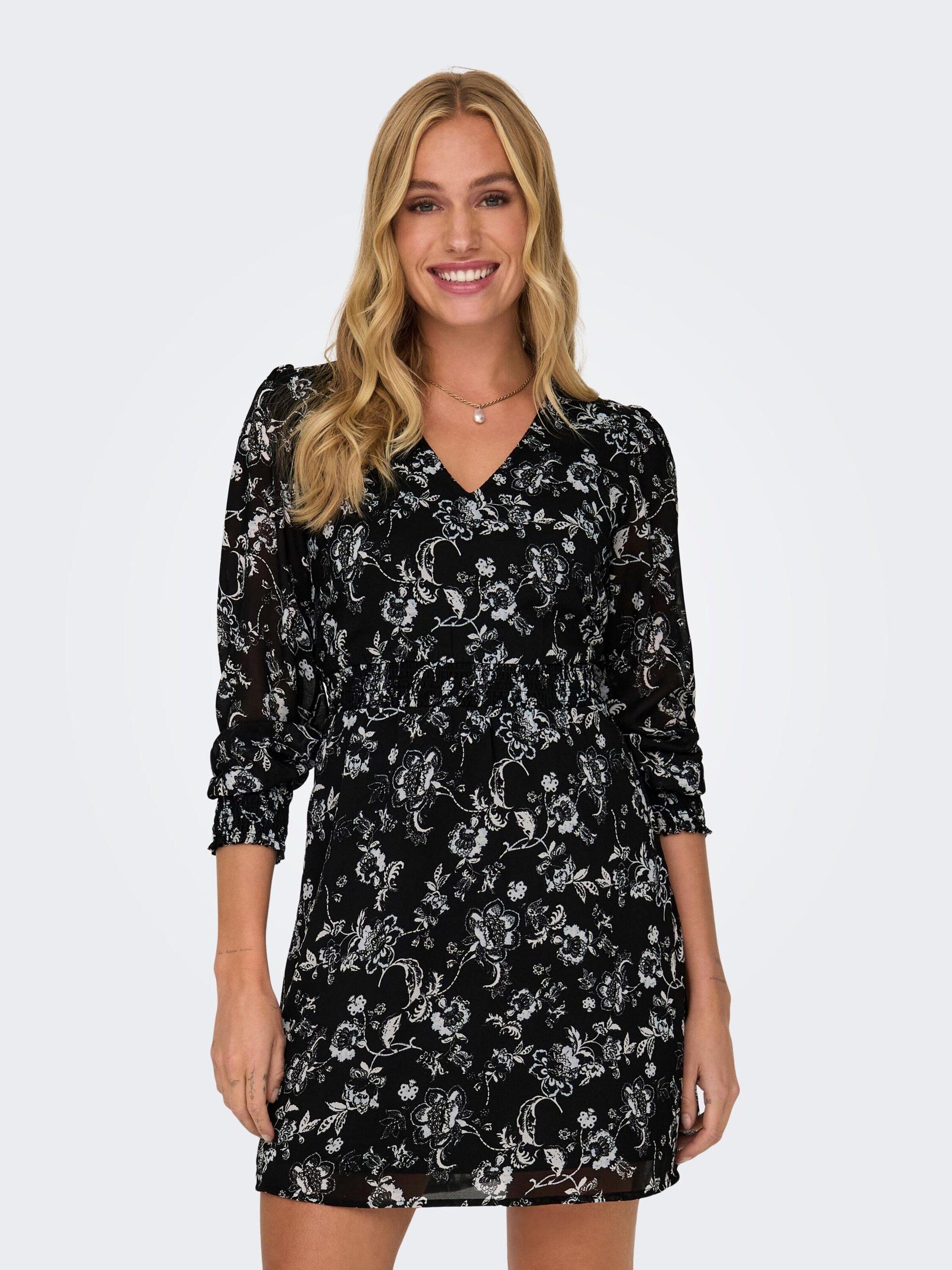 ONLY Sommerkleid ONLVanessa (1-tlg) Drapiert/gerafft