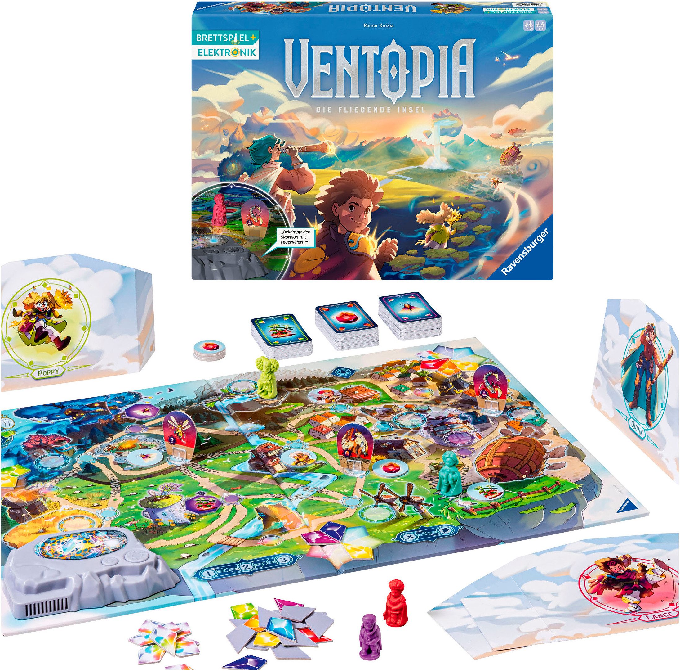 Ravensburger Spiel Ventopia, Gesellschaftsspiel, Made in Europe