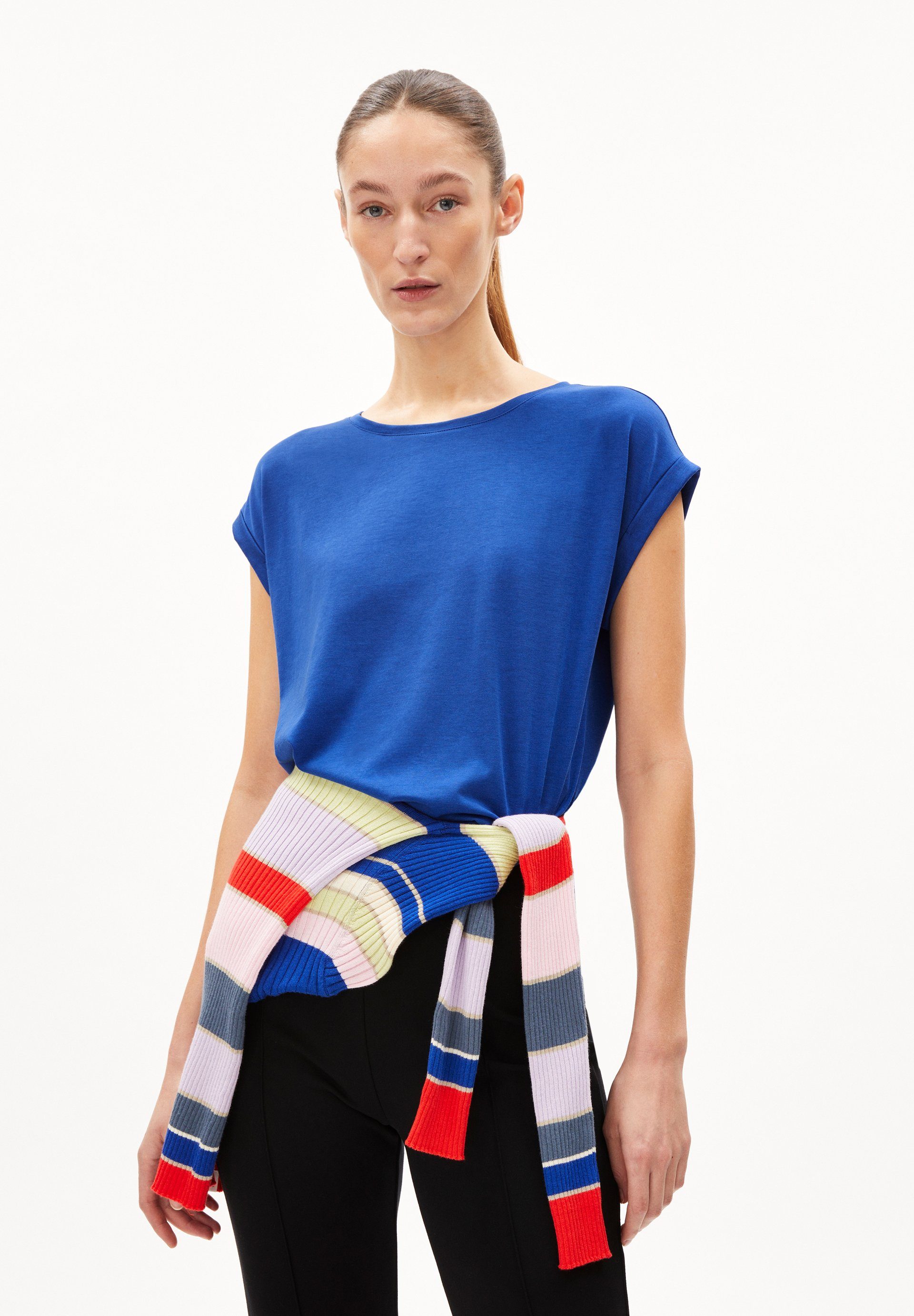 Armedangels T-Shirt JILAANA T-Shirt aus TENCEL™ Lyocell Mix Regular Fit