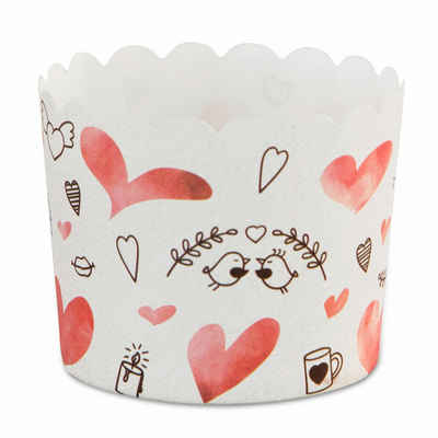 STÄDTER Muffinform Cupcake Sweet Love Maxi 12 Stück