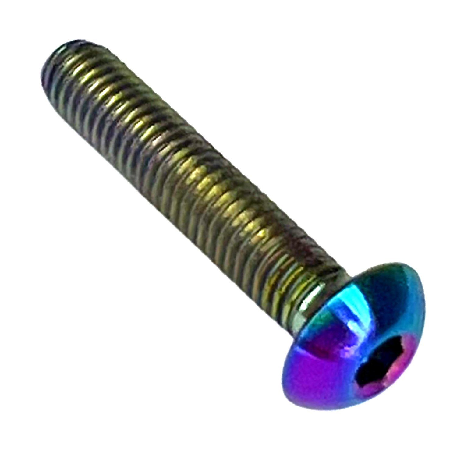 Fantic26 Dämpferpumpe Titan M5x25 Linsenkopfschraube Iso 7380 Neochrom