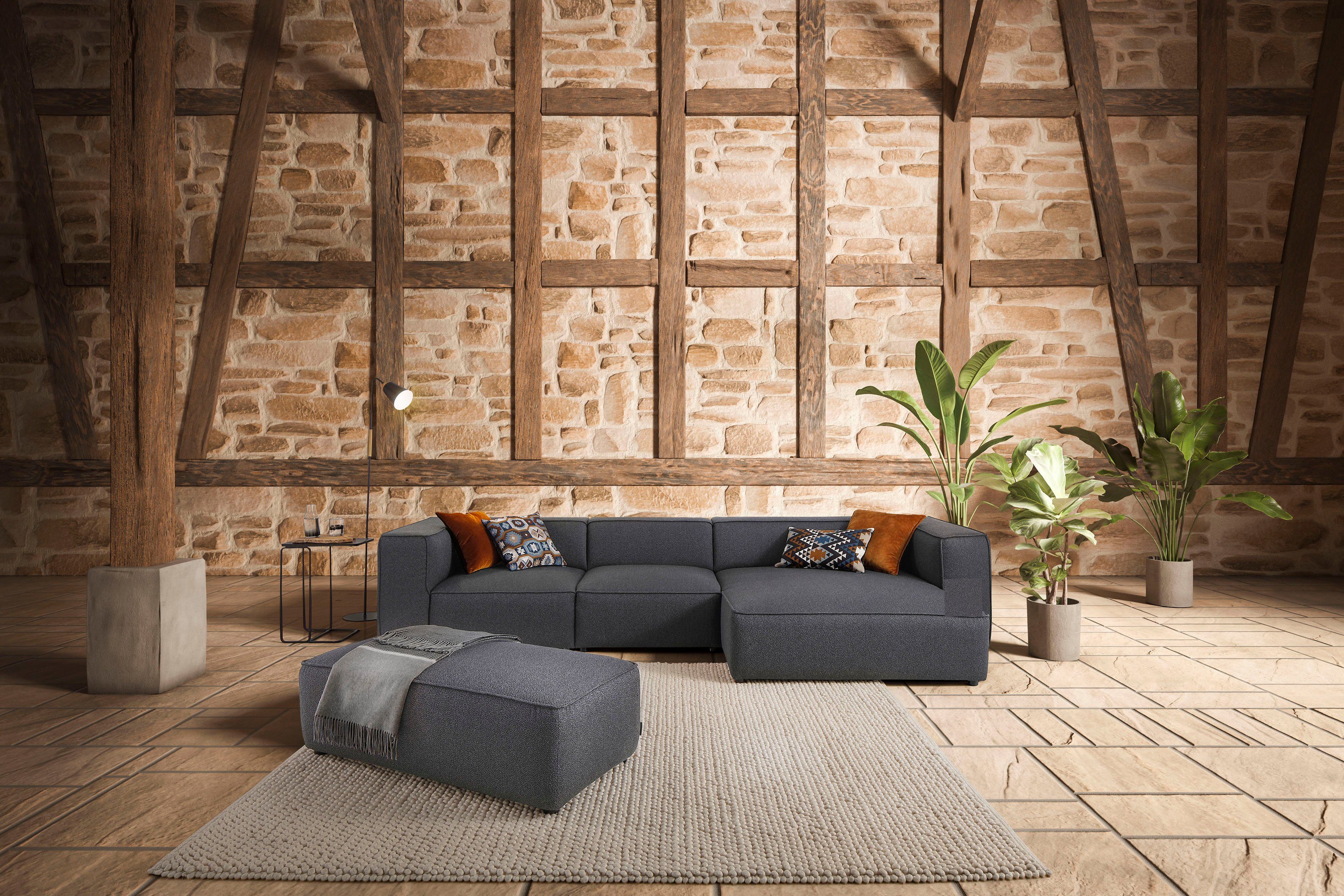 W.SCHILLIG Hocker around-the-block, mit eleganter Biese günstig online kaufen