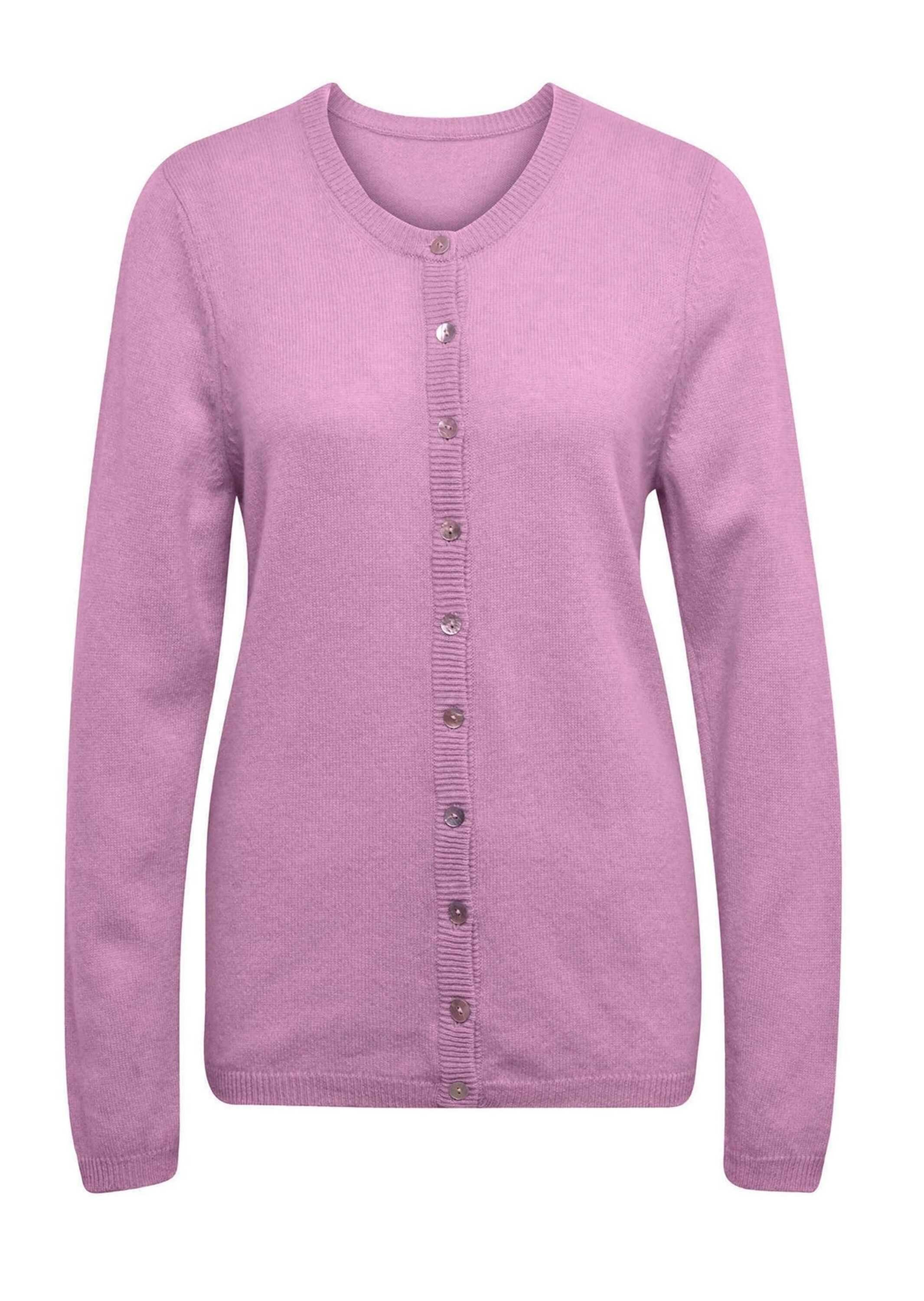 GOLDNER Strickjacke Kaschmirstrickjacke mit Rundhalsausschnitt günstig online kaufen
