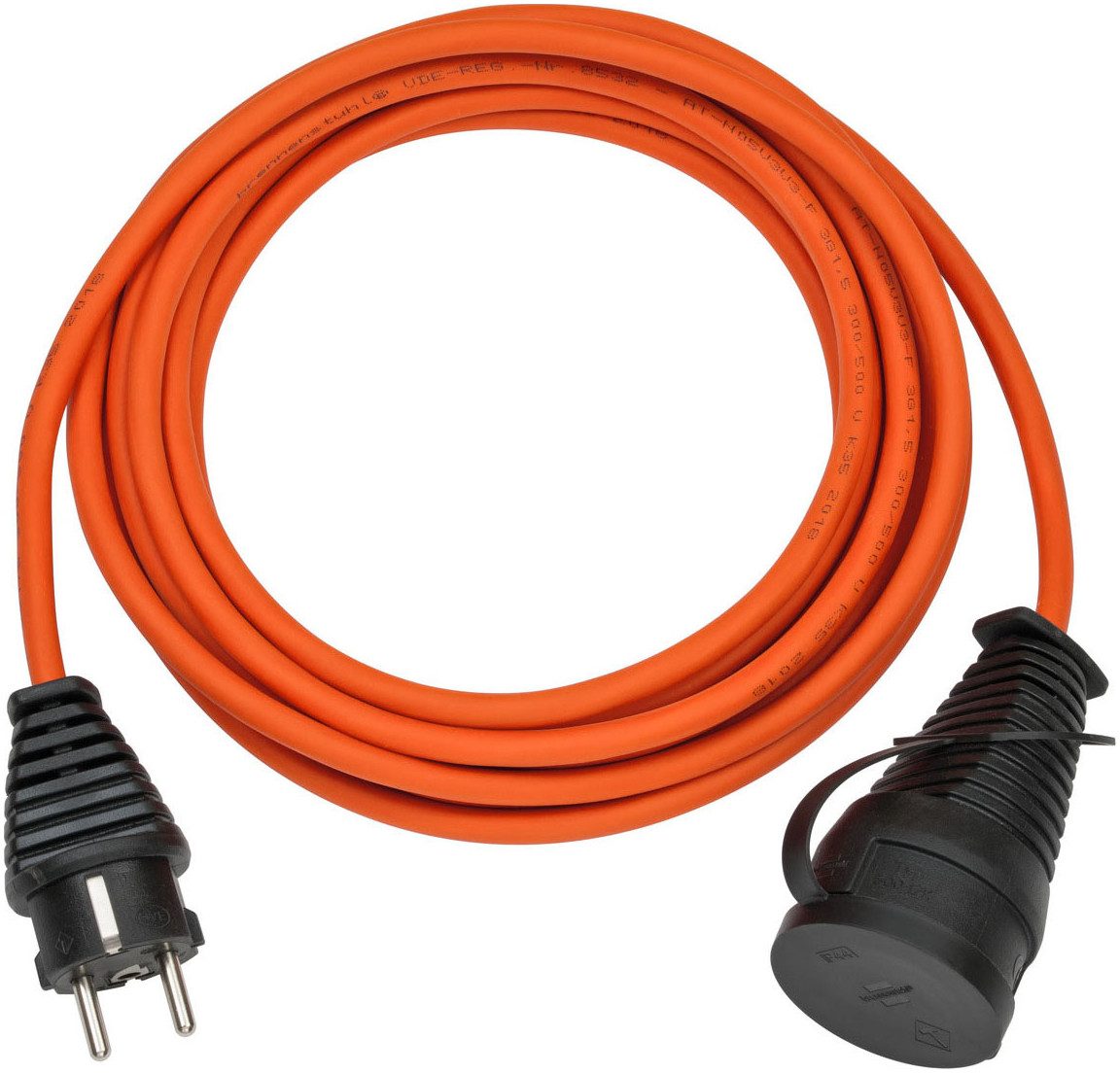 Brennenstuhl BREMAXX ATN05V3V3-F 3G1,5, 5 m Verlängerungskabel, Typ F (Schuko), (500 cm)