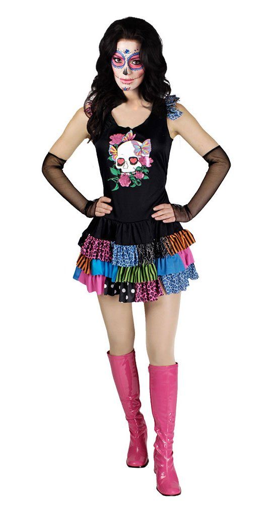 Kostüm Tag der Toten sexy Damenkostüm La Catrina