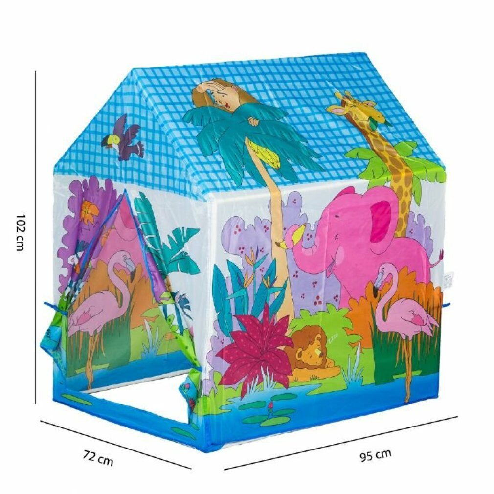 PIXINO Moskitonetz Kinderspielzelt Zoo