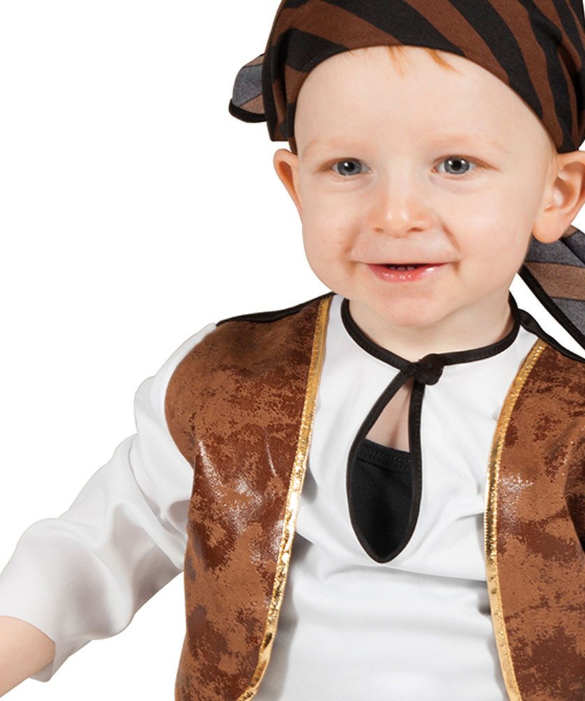 Karneval-Klamotten Piraten-Kostüm Kleinkinder Piratenkapitän Komplett hochwertig, Baby Kostüm Seeräuber Jungen Freibeuter Pirat Gruppenkostüm