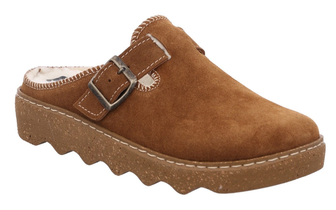 Rohde FOGGIA Pantoffel Homeslipper, Wohlfühlschuh mit Schnallenverschluss