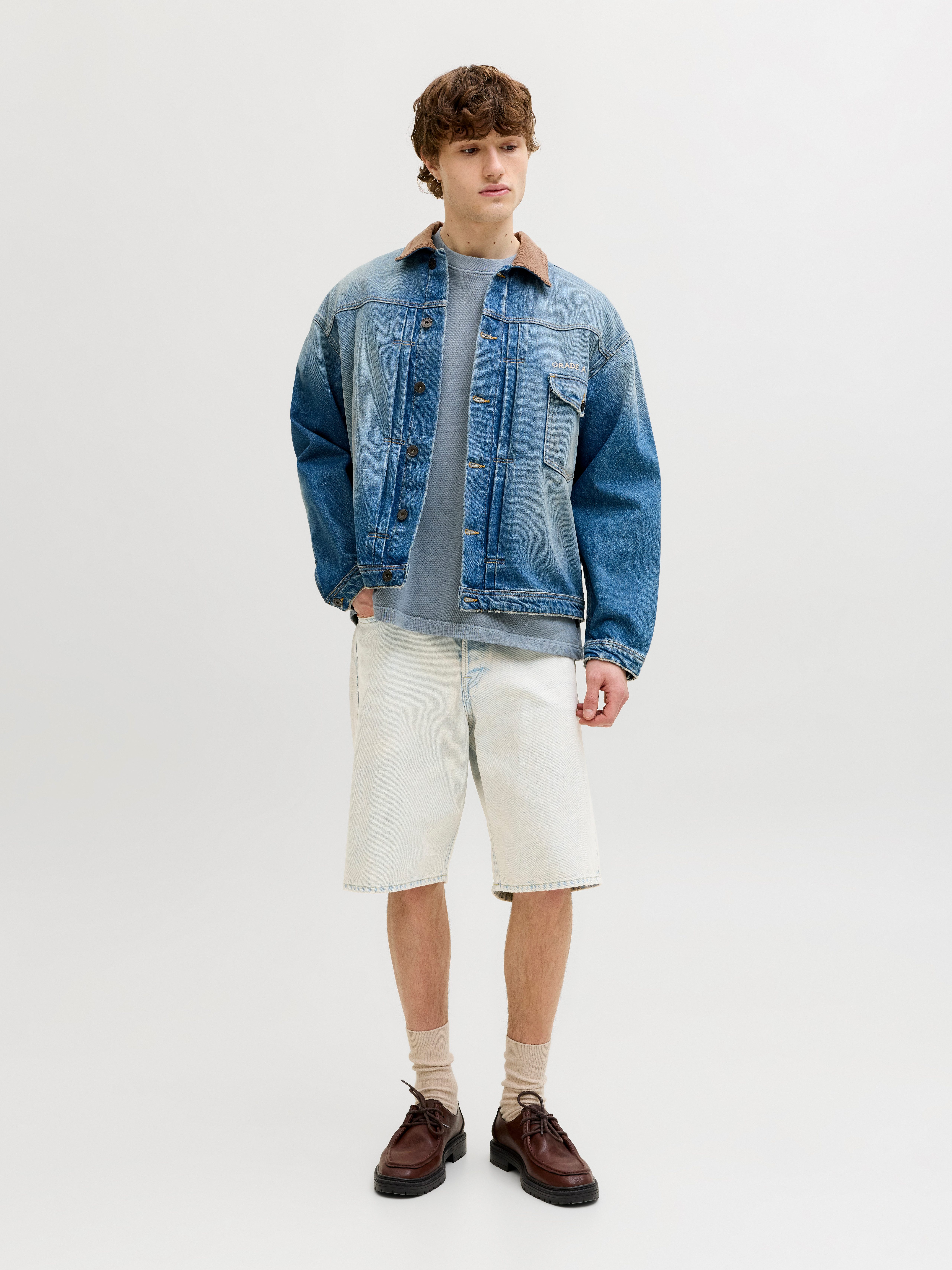 Jack & Jones Relaxshorts JJIALEX JJORIGINAL SHORTS SBD 300 SN Baumwolle, relaxed fit